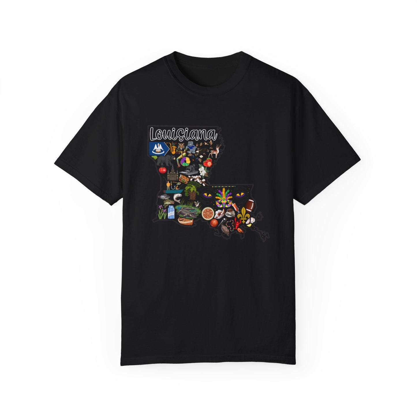 Beautiful State of Louisiana - Comfort Colors Shirt