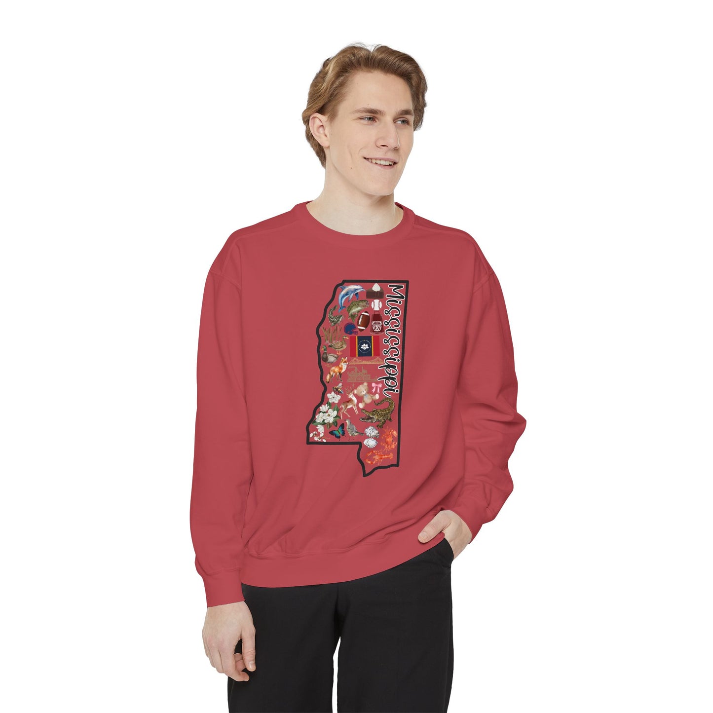 Beautiful State of Mississippi - Comfort Colors Sweatshirt