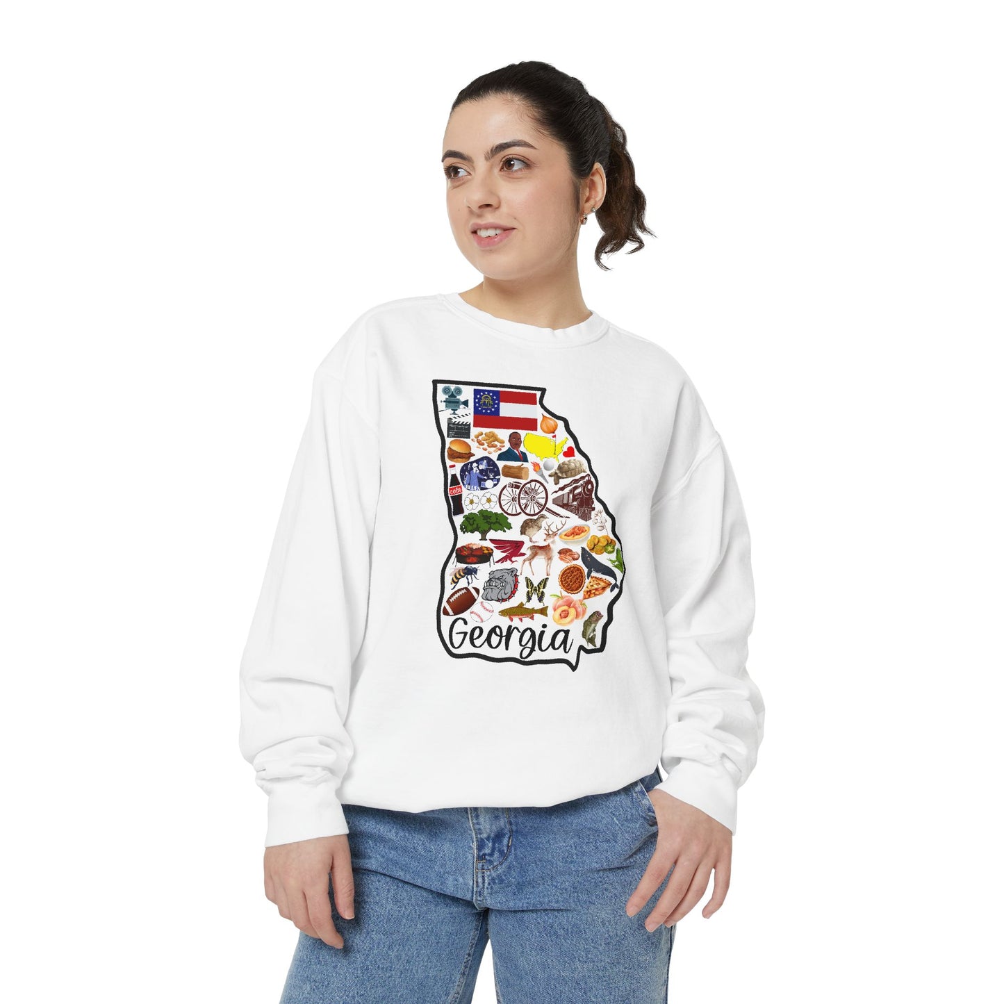Beautiful State of Georgia - Comfort Colors Sweatshirt