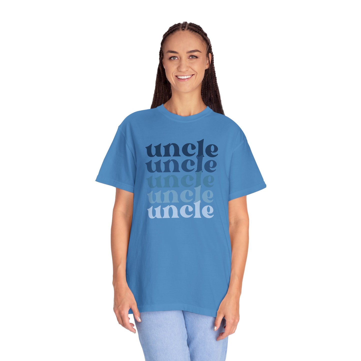 Uncle (Blue) - Comfort Colors Shirt