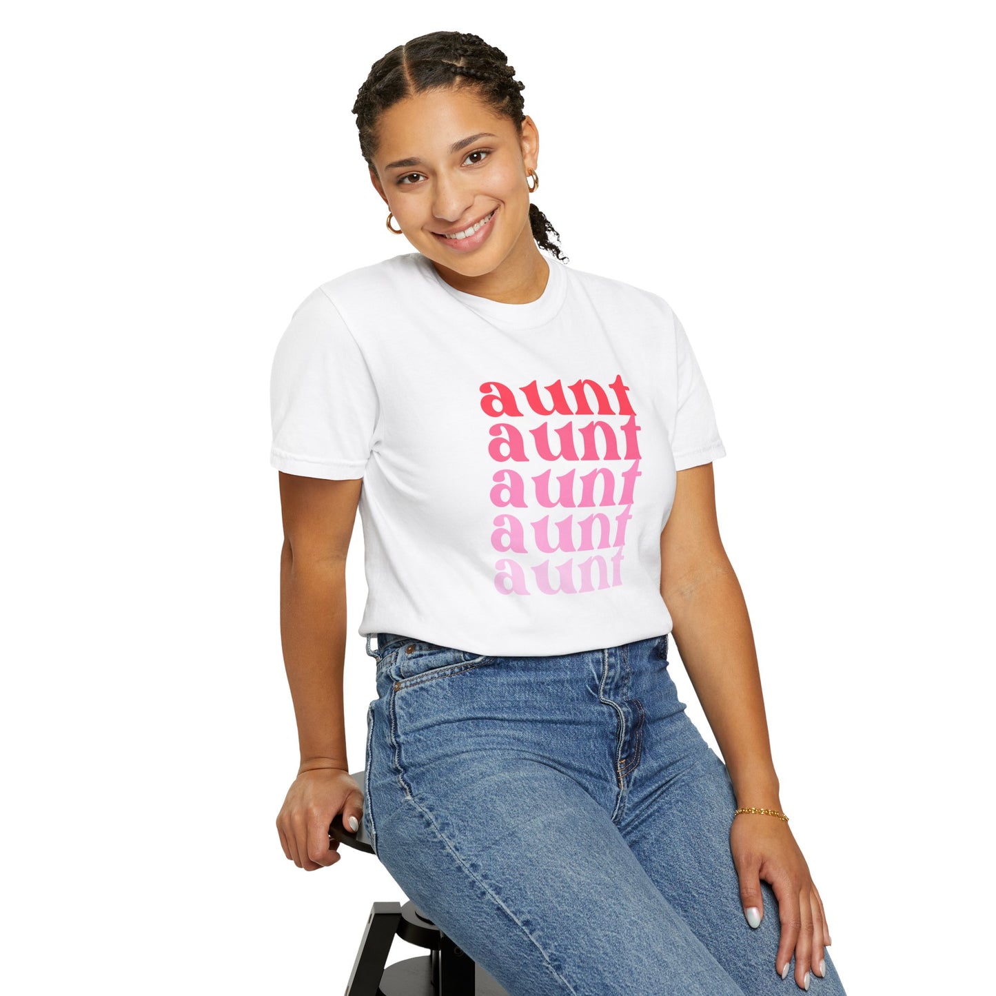 Aunt (Pink) - Comfort Colors Shirt