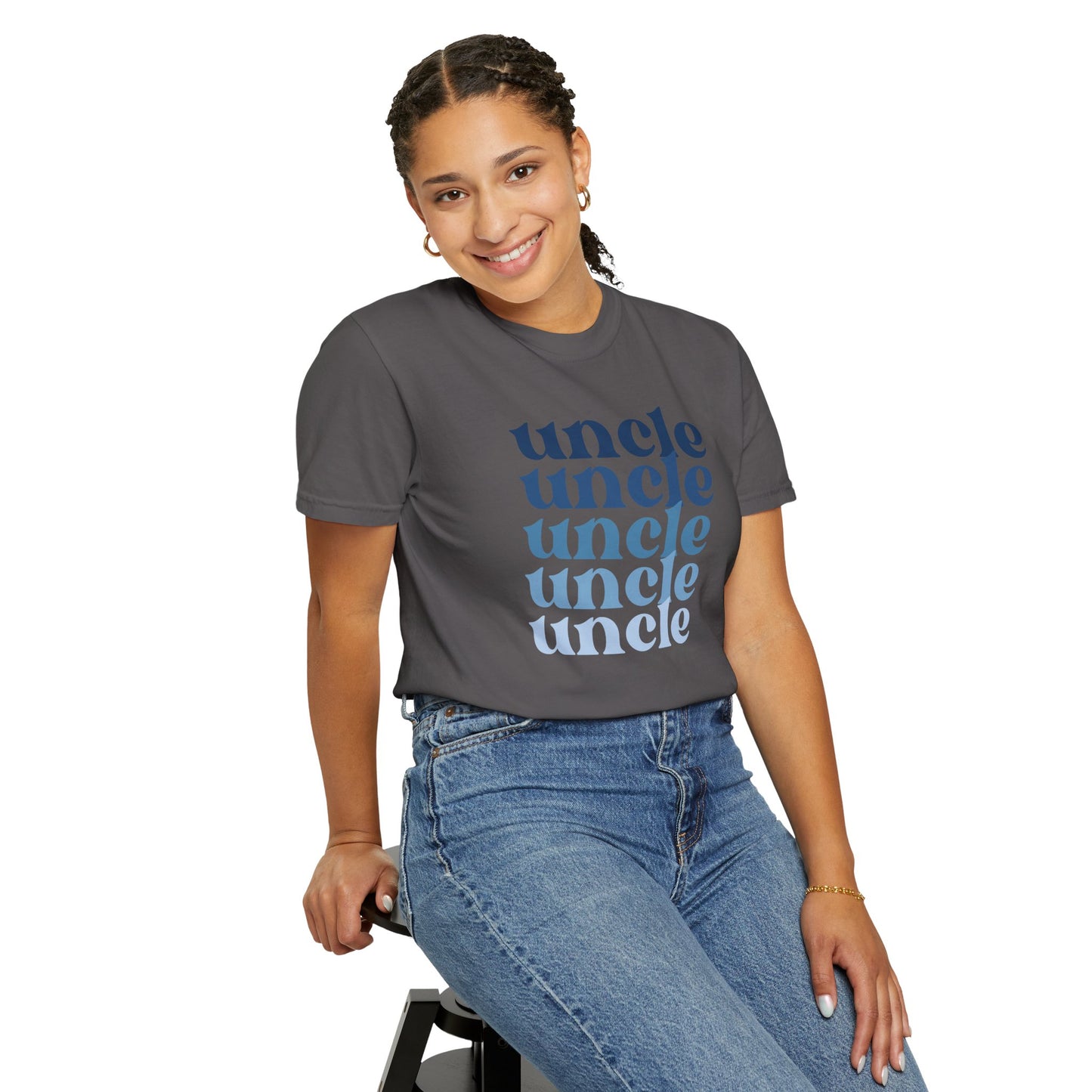 Uncle (Blue) - Comfort Colors Shirt