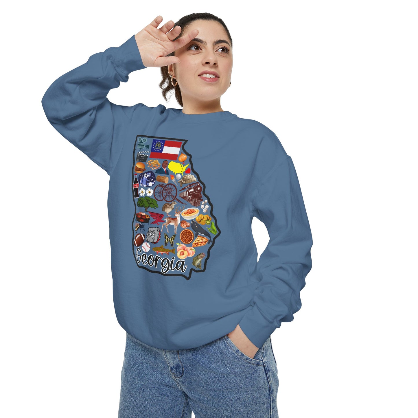 Beautiful State of Georgia - Comfort Colors Sweatshirt