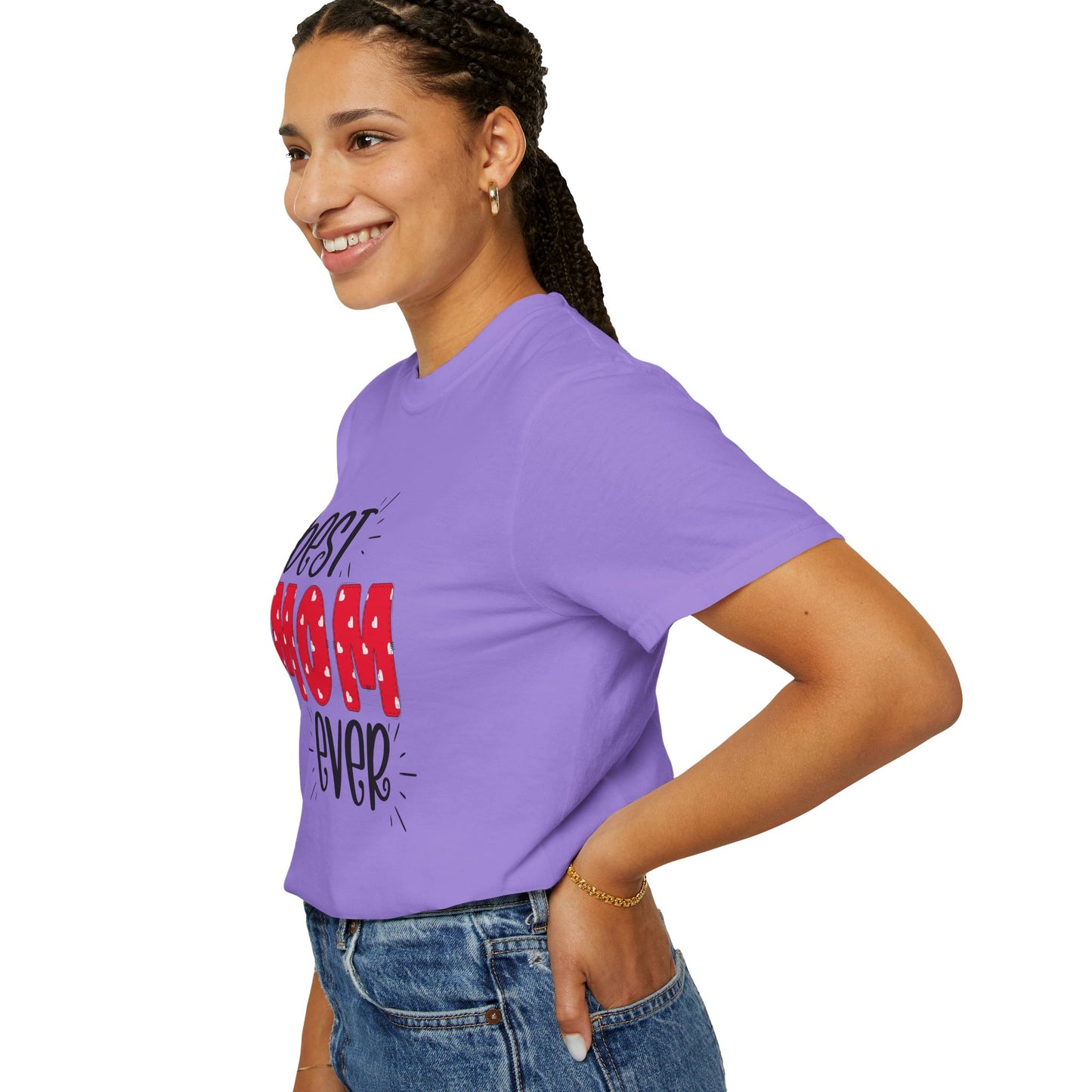 Best Mom Ever (Red) - Comfort Colors Shirt