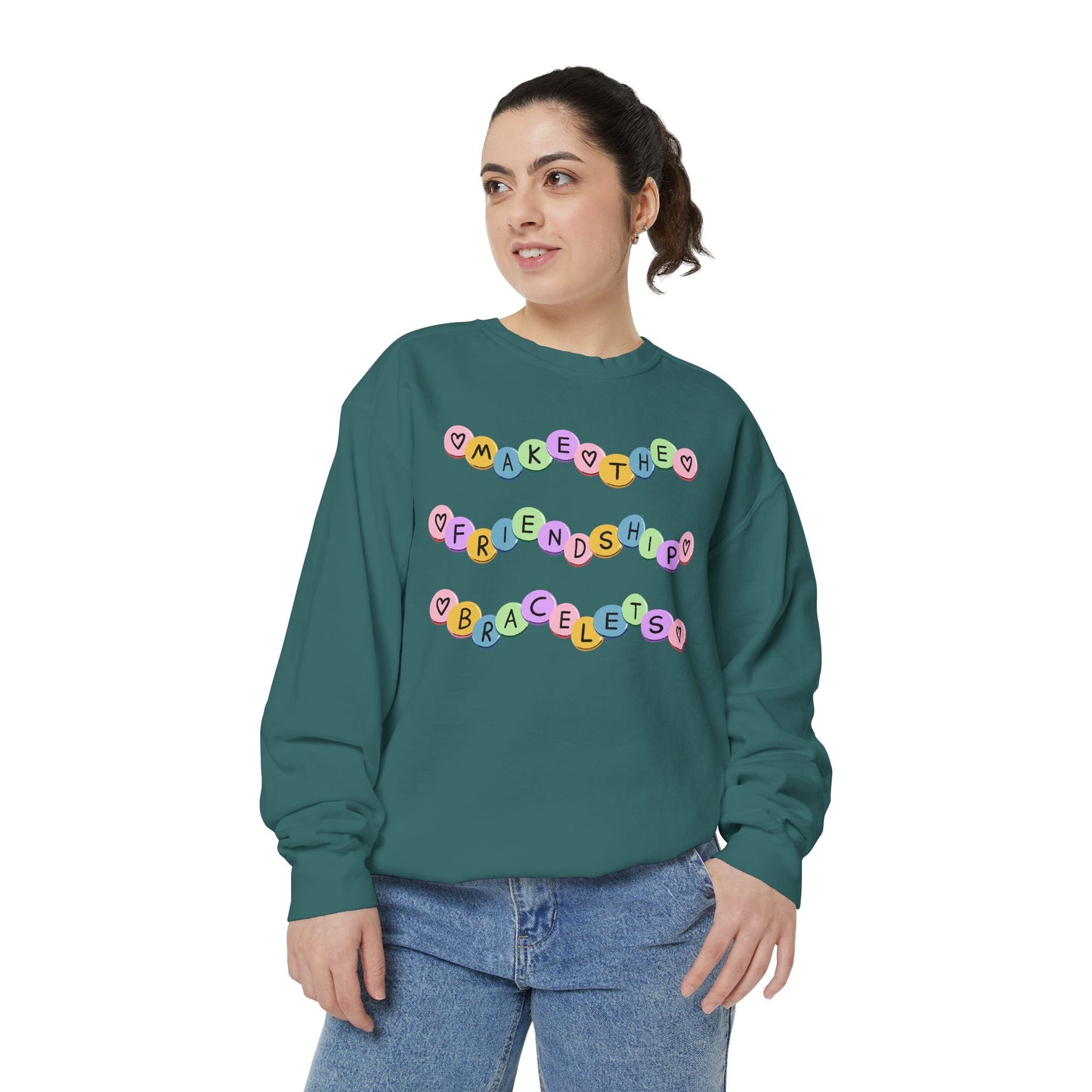 Make The Friendship Bracelets - Comfort Colors Sweatshirt