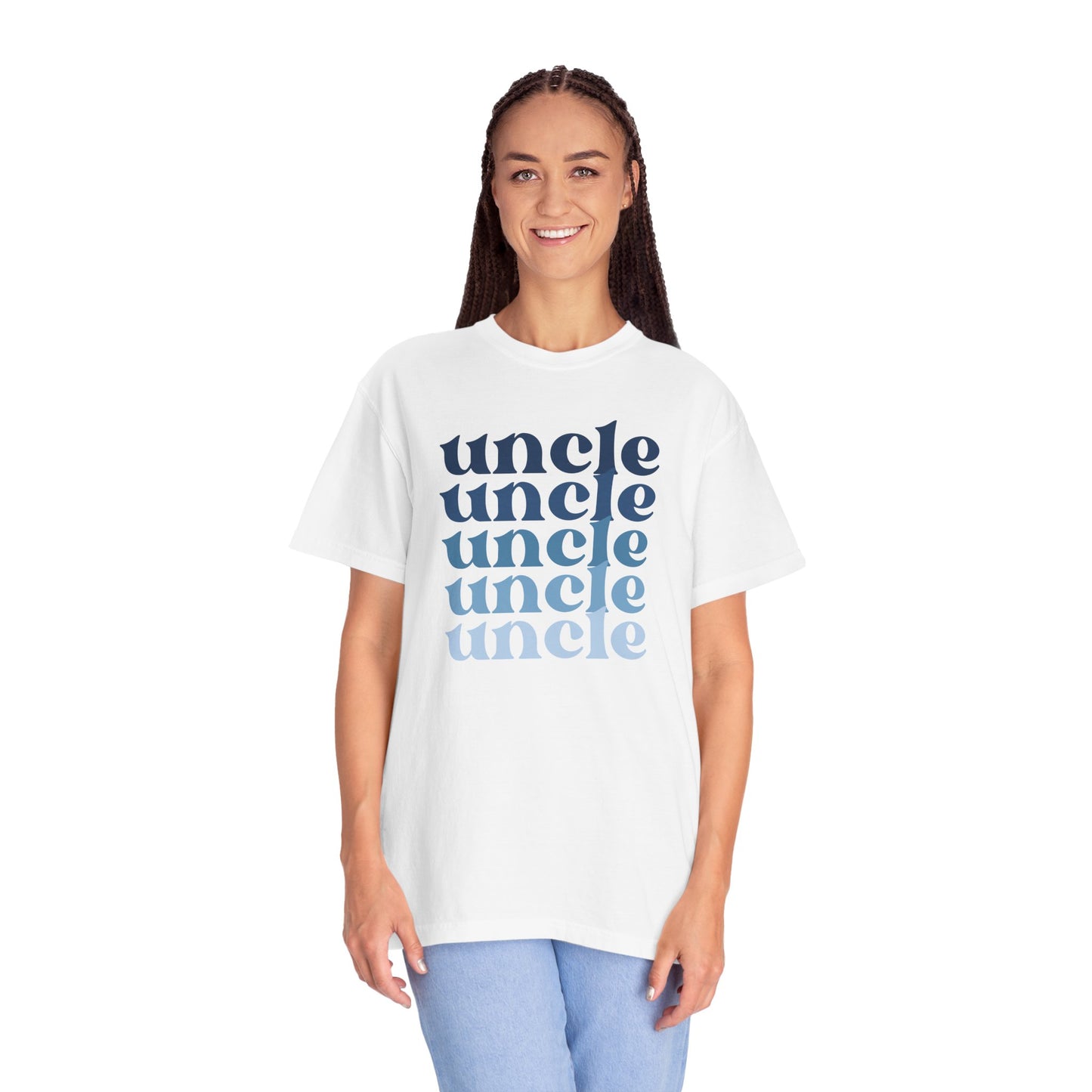 Uncle (Blue) - Comfort Colors Shirt