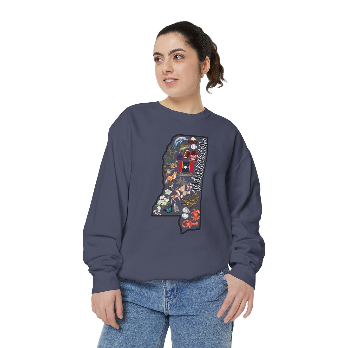 Beautiful State of Mississippi - Comfort Colors Sweatshirt