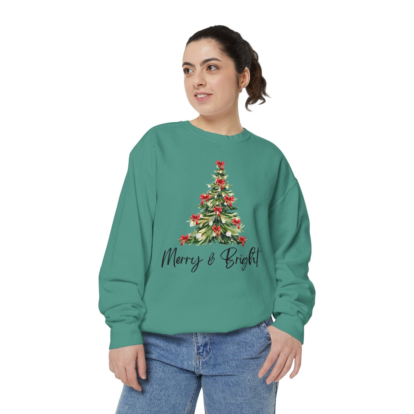 Merry & Bright - Comfort Colors Sweatshirt