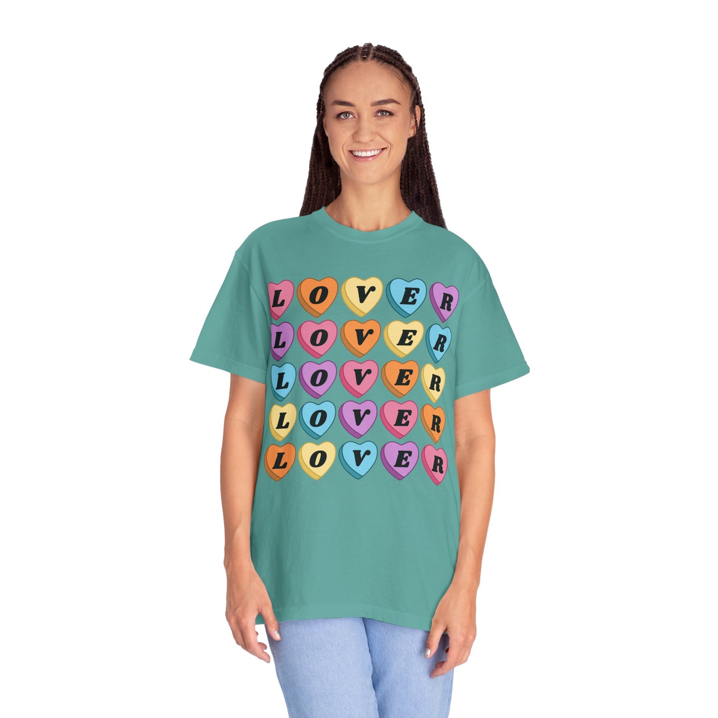 Lover Candy Heart - Comfort Colors Shirt