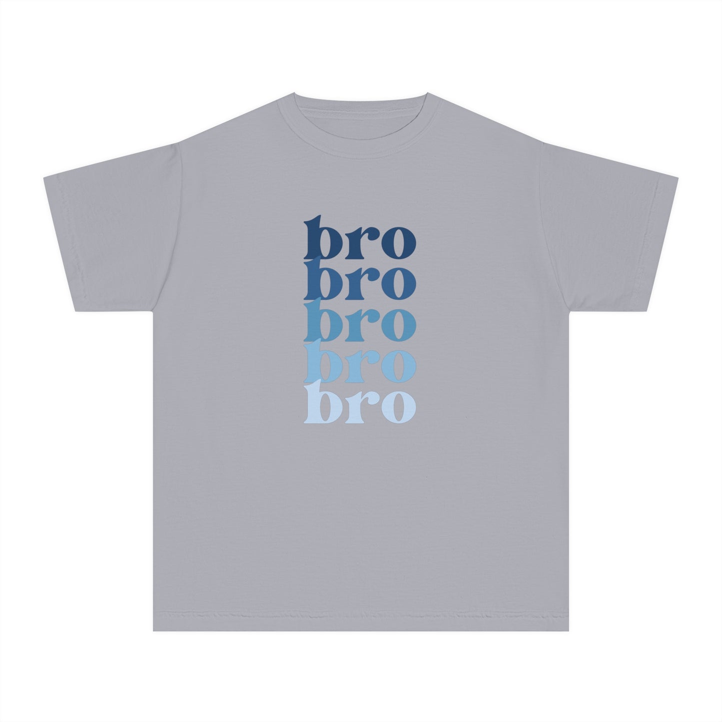Bro - Blue - (Youth) Comfort Colors Shirt