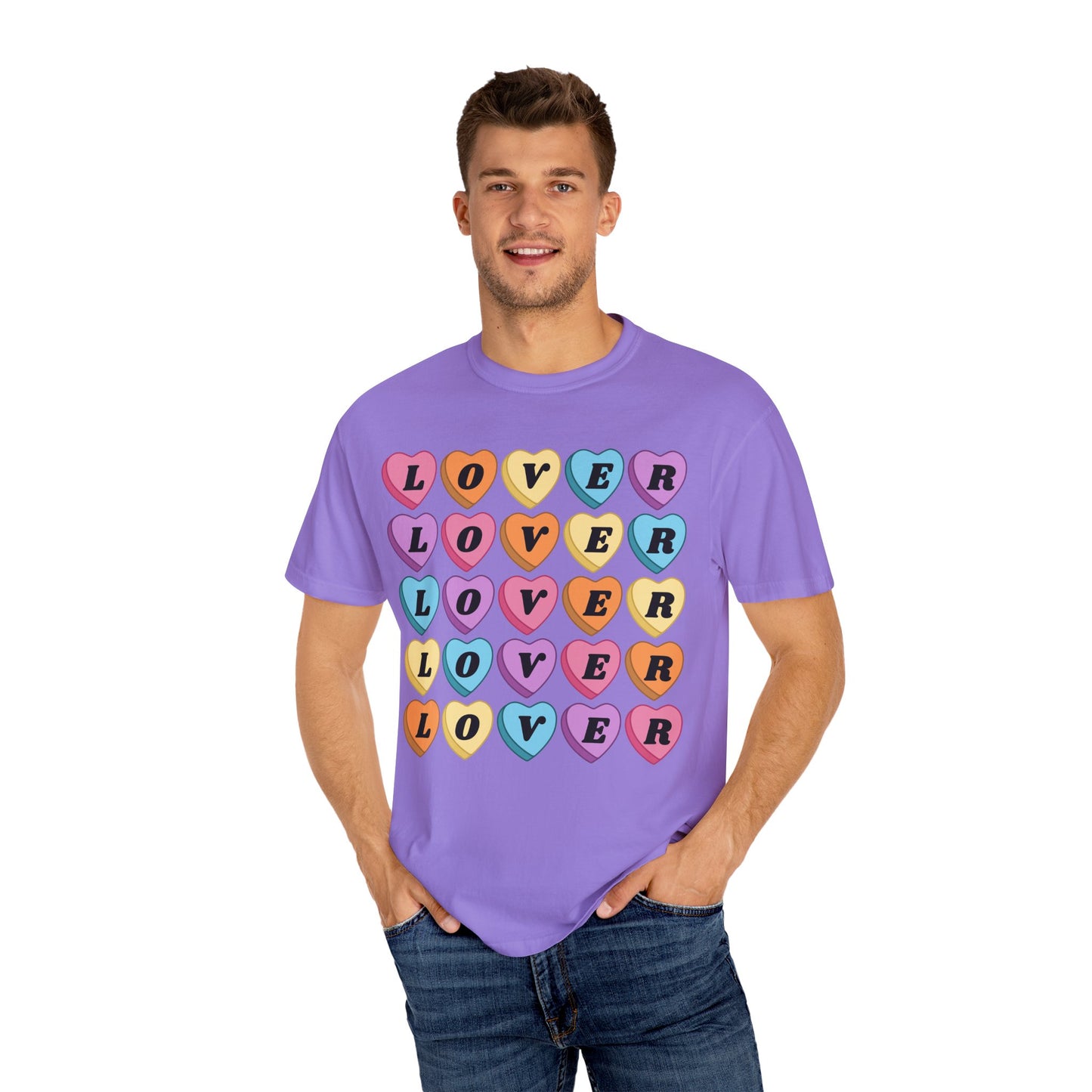 Lover Candy Heart - Comfort Colors Shirt