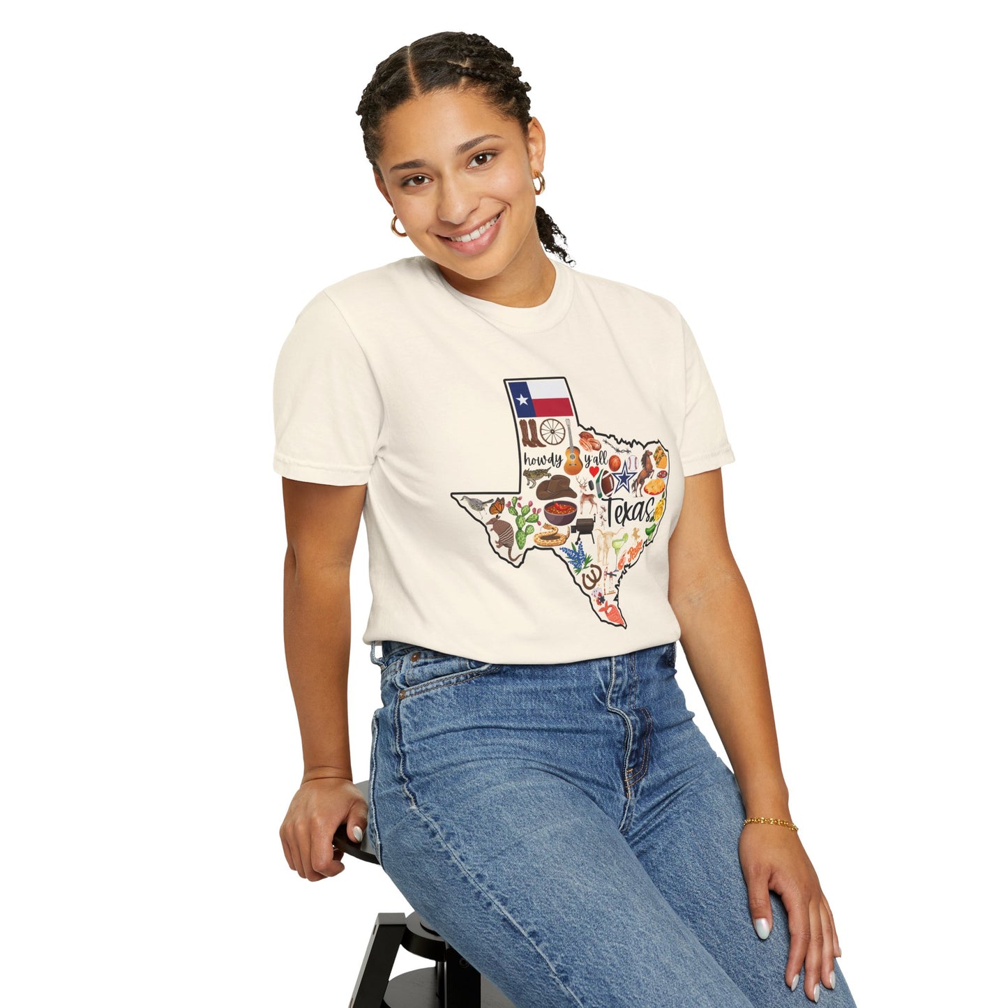 Beautiful State of Texas - Comfort Colors Shirt