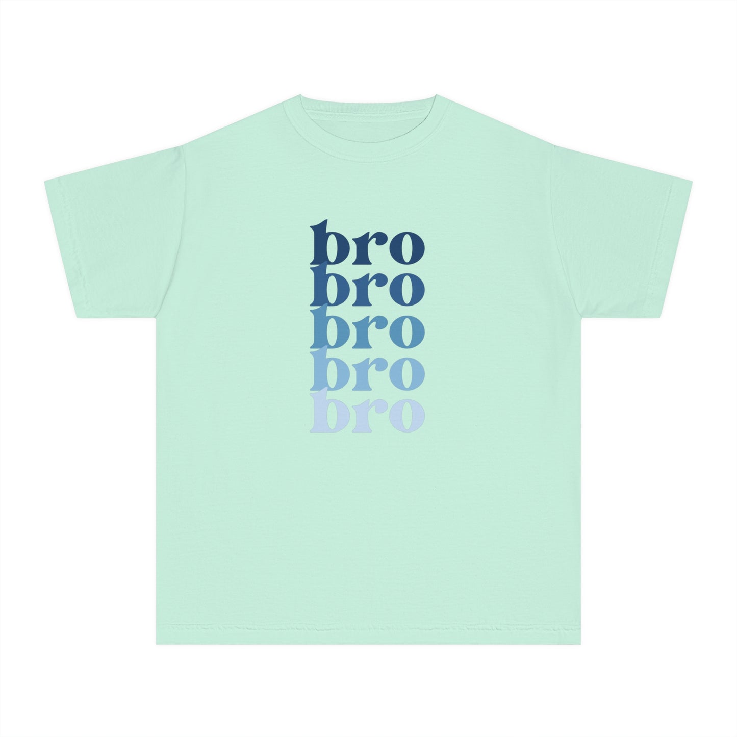 Bro - Blue - (Youth) Comfort Colors Shirt