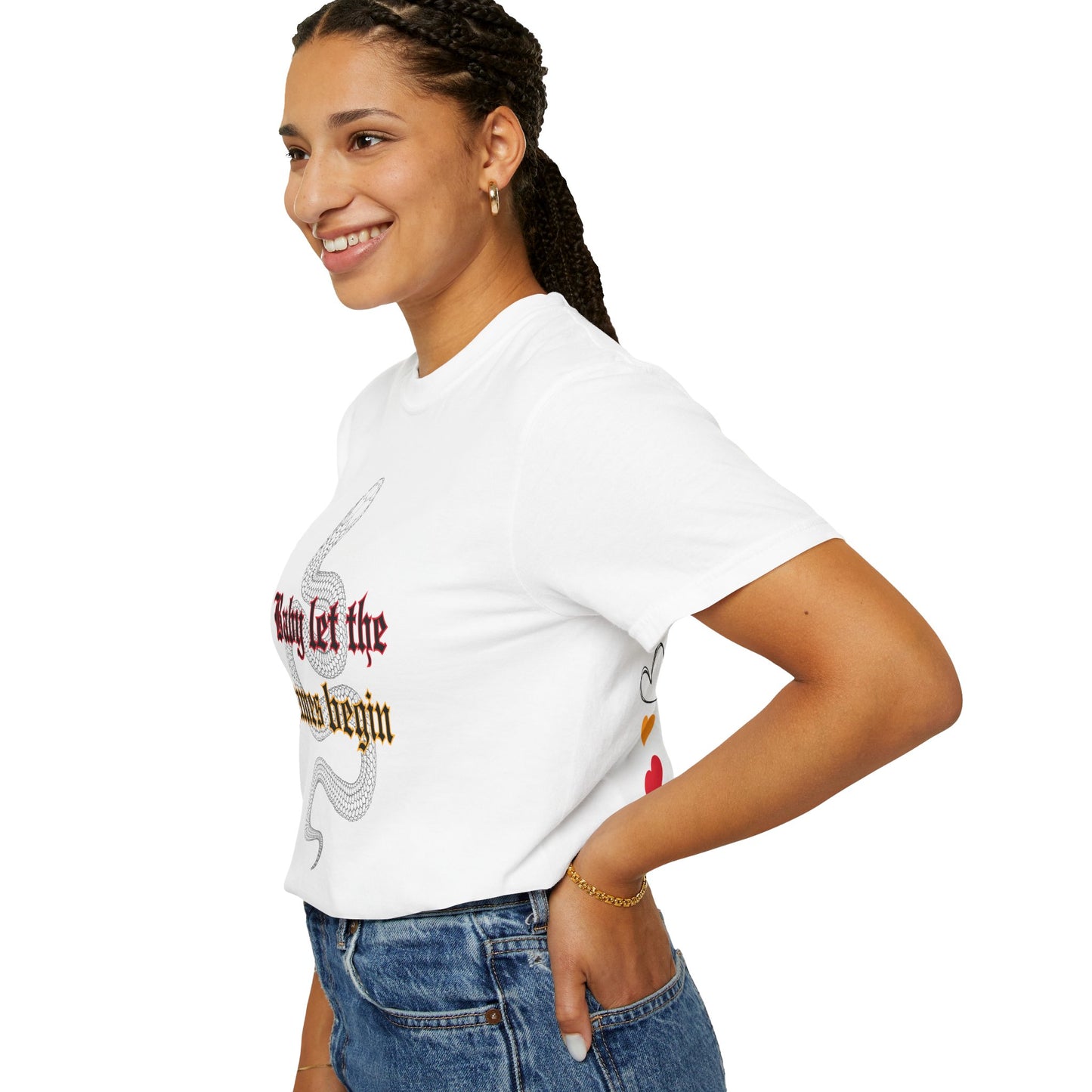 Baby Let The Games Begin - Comfort Colors Shirt