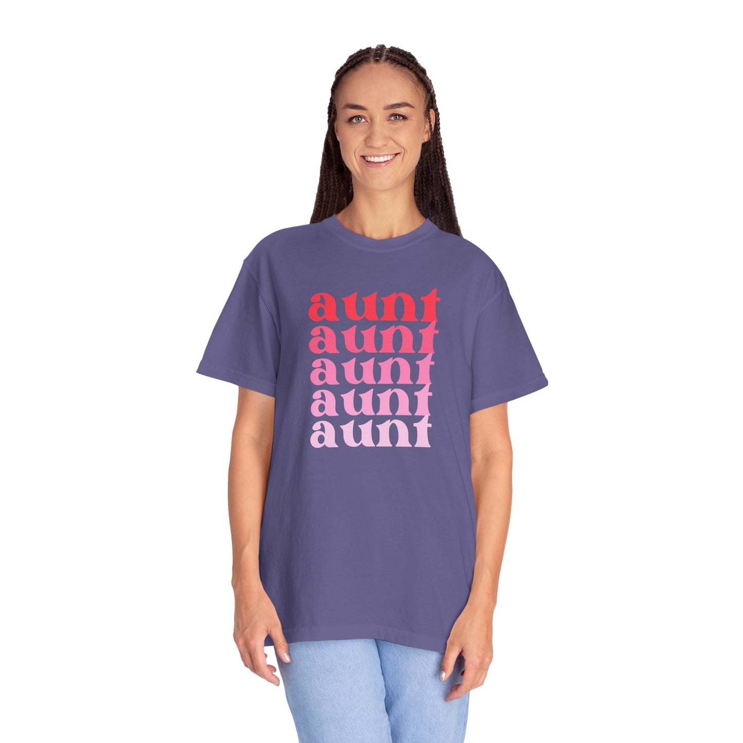 Aunt (Pink) - Comfort Colors Shirt