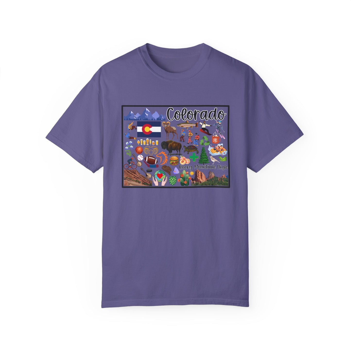 Beautiful State of Colorado - Comfort Colors Shirt