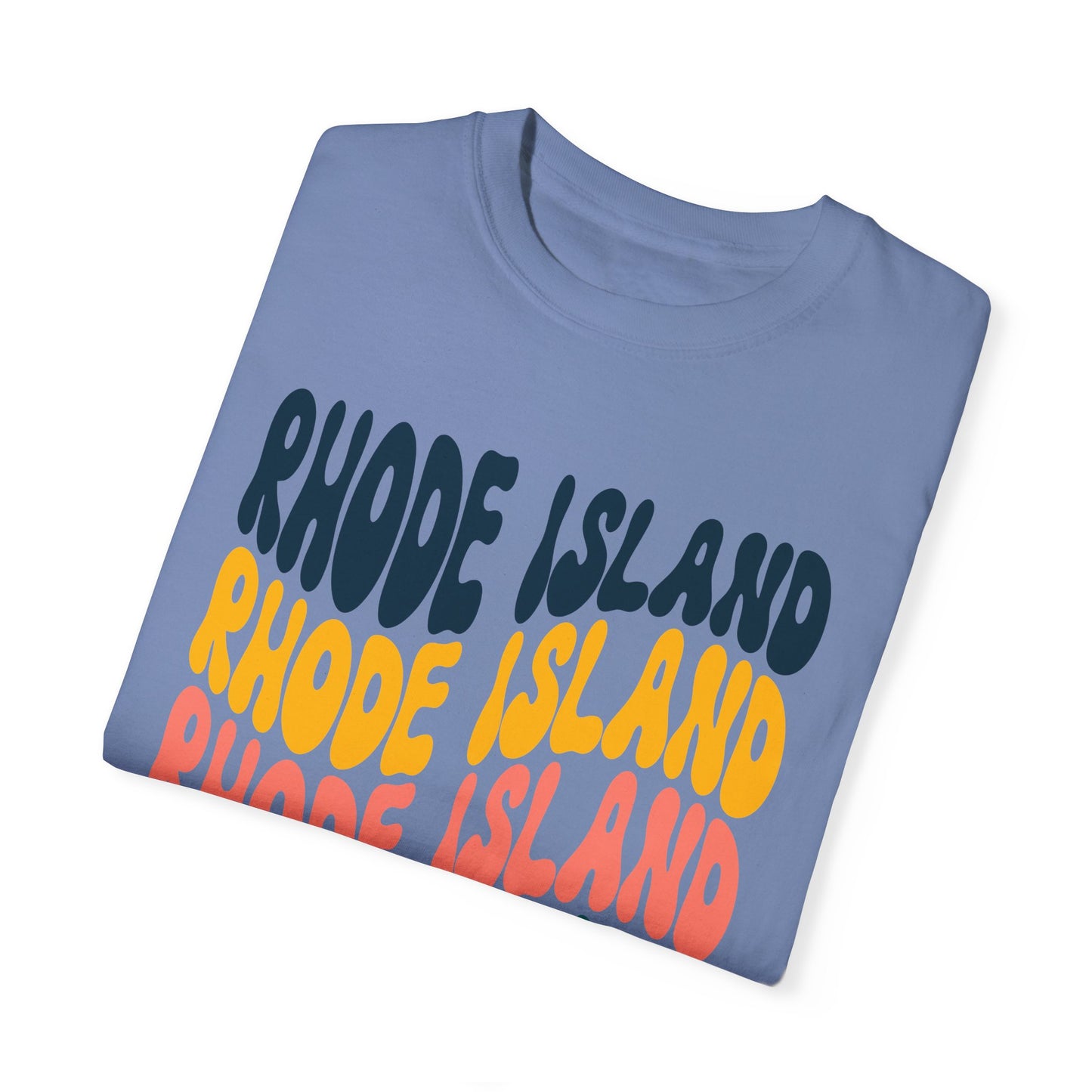 Retro Rhode Island - Comfort Colors Shirt