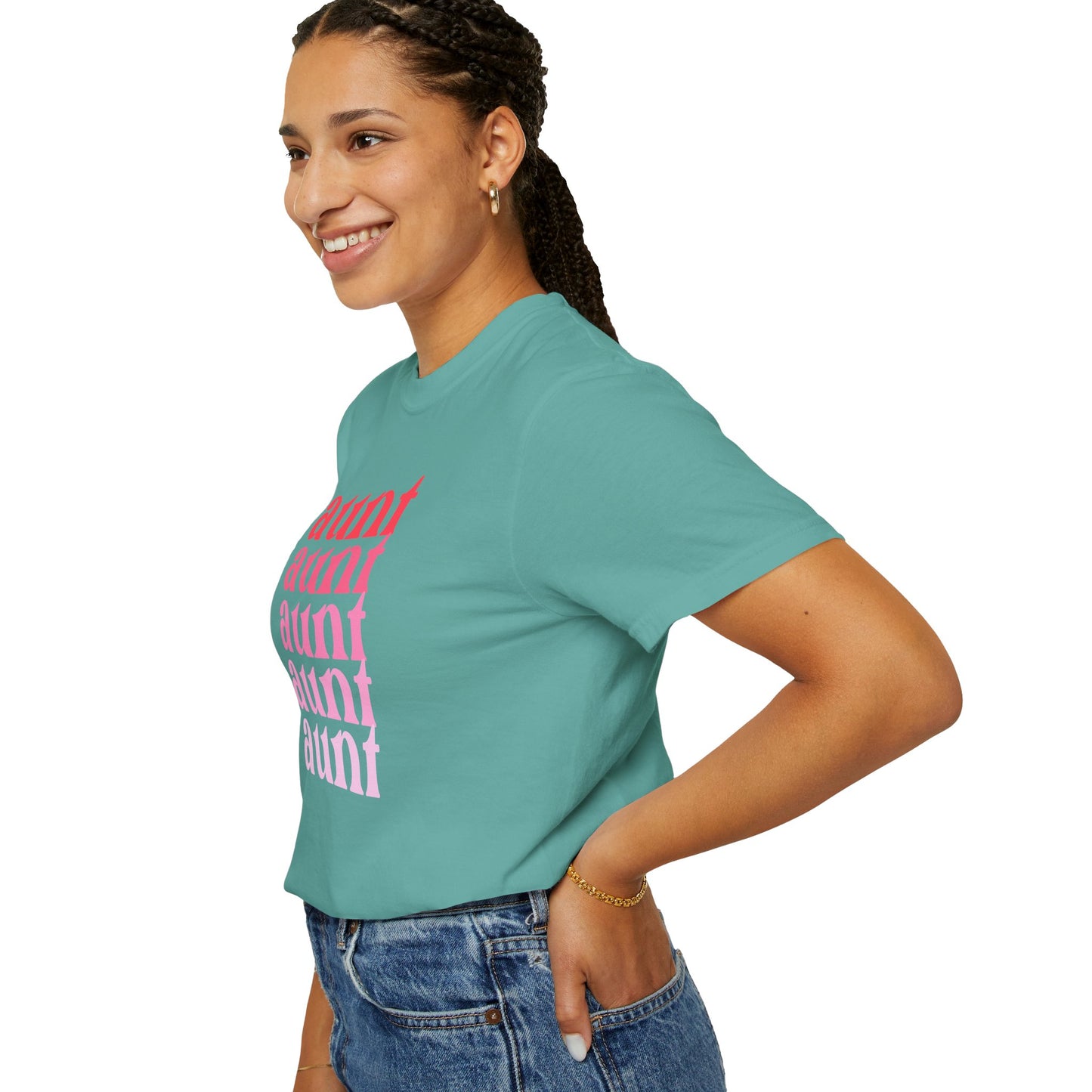 Aunt (Pink) - Comfort Colors Shirt