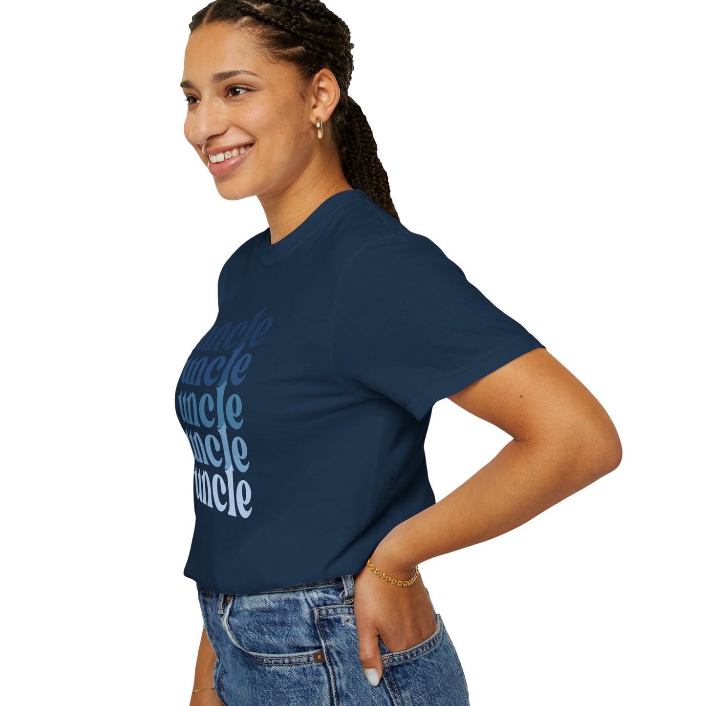 Uncle (Blue) - Comfort Colors Shirt