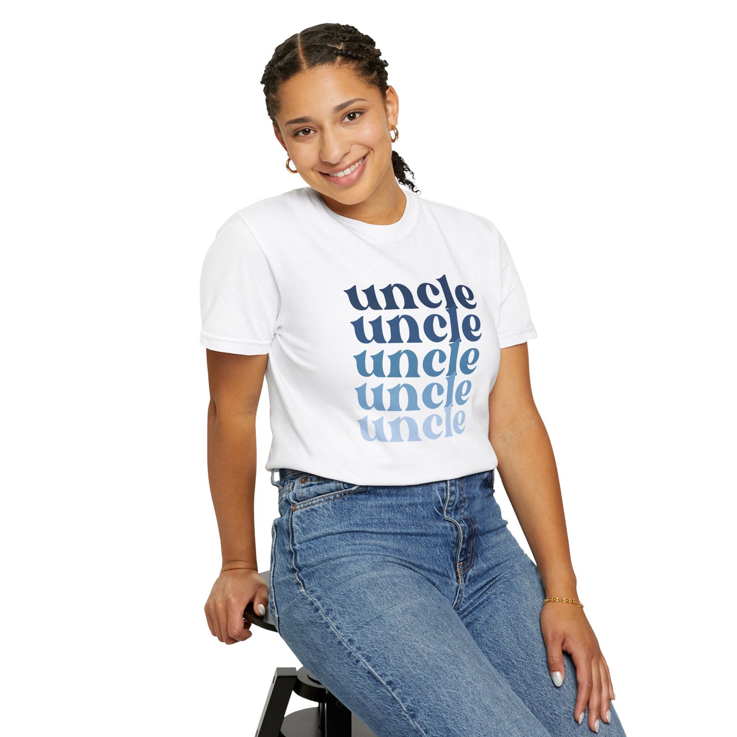 Uncle (Blue) - Comfort Colors Shirt