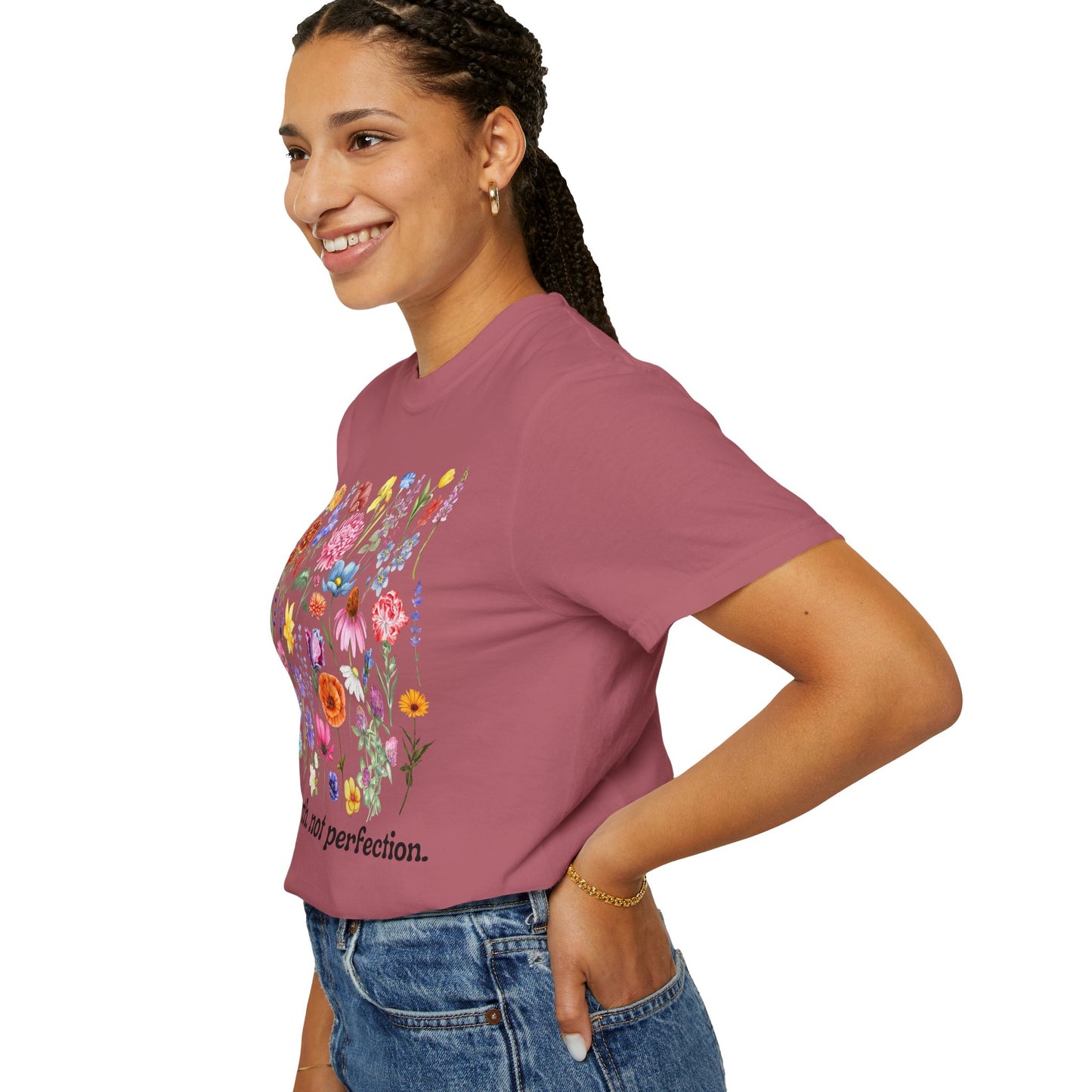 Growth, Not Perfection - Comfort Colors Shirt