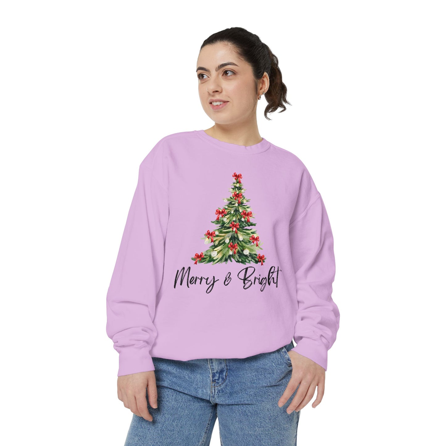 Merry & Bright - Comfort Colors Sweatshirt