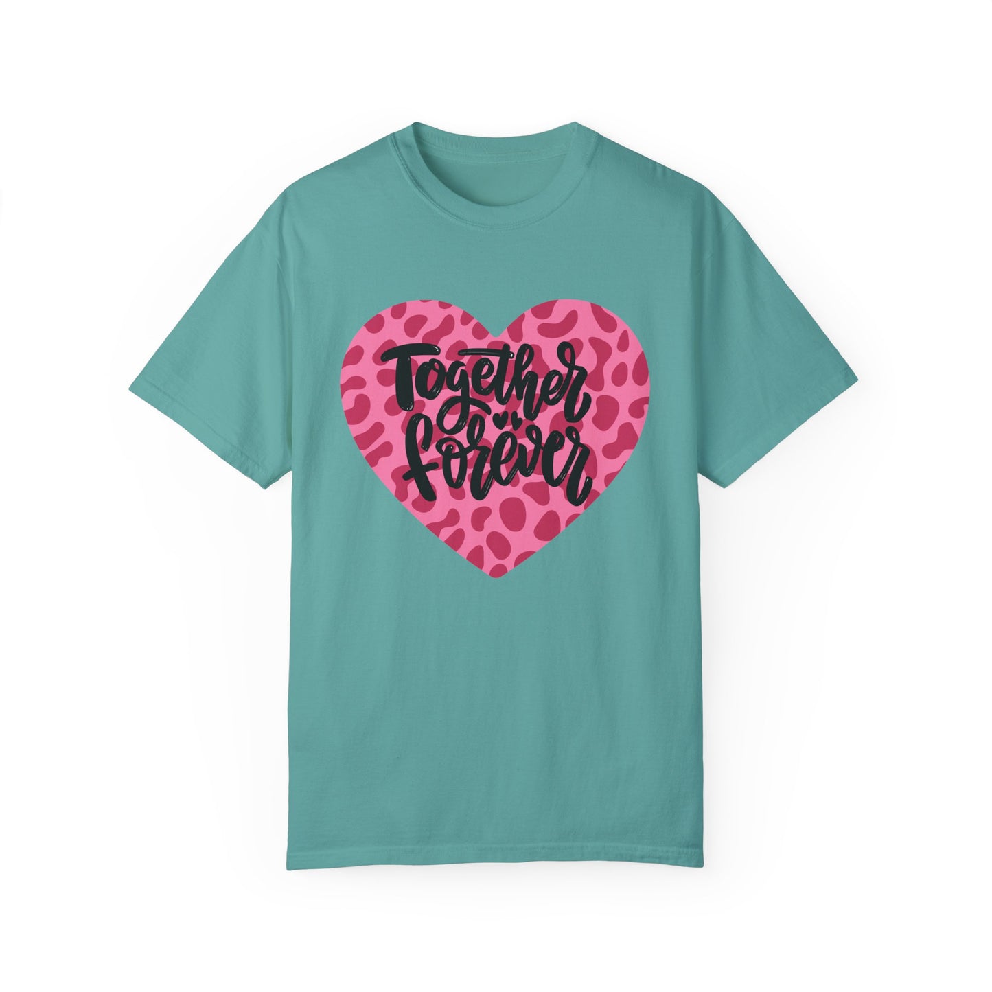 Together Forever Cheetah Heart - Comfort Colors Shirt