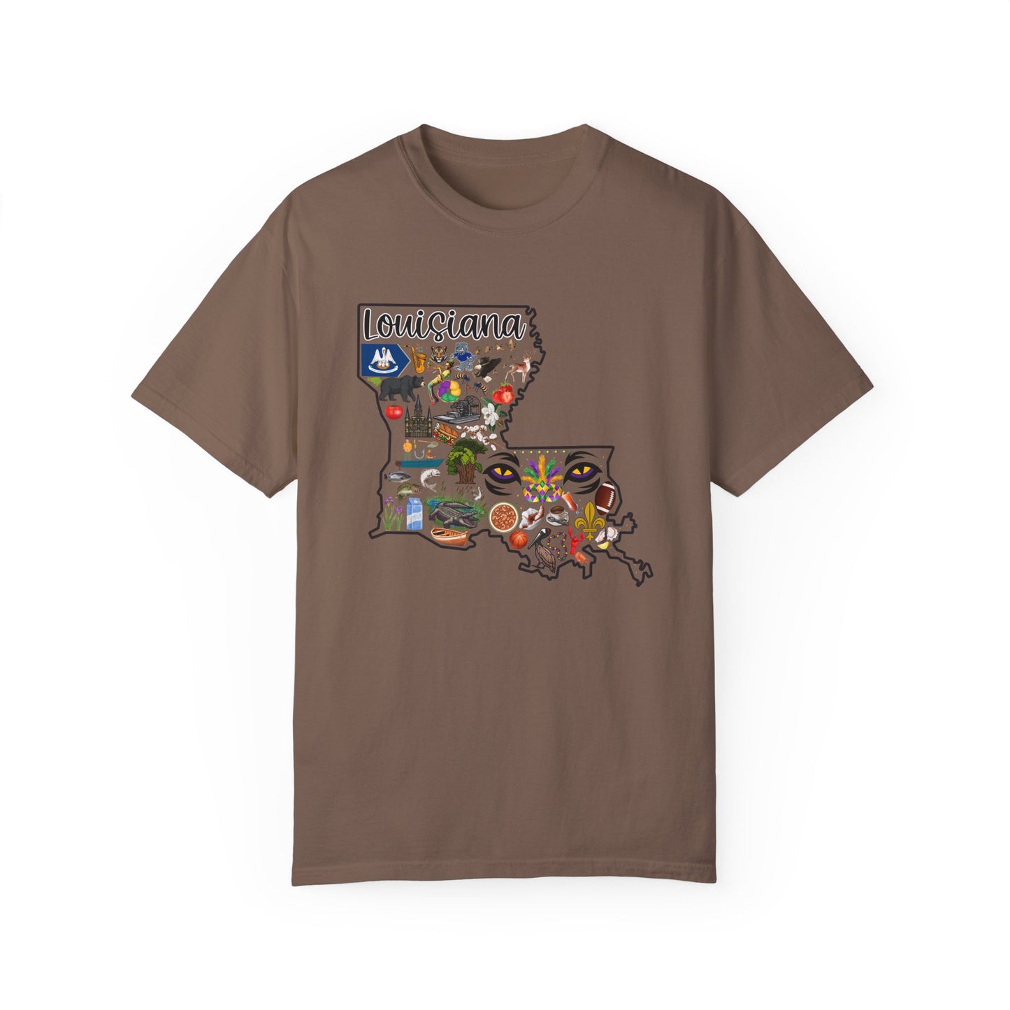 Beautiful State of Louisiana - Comfort Colors Shirt
