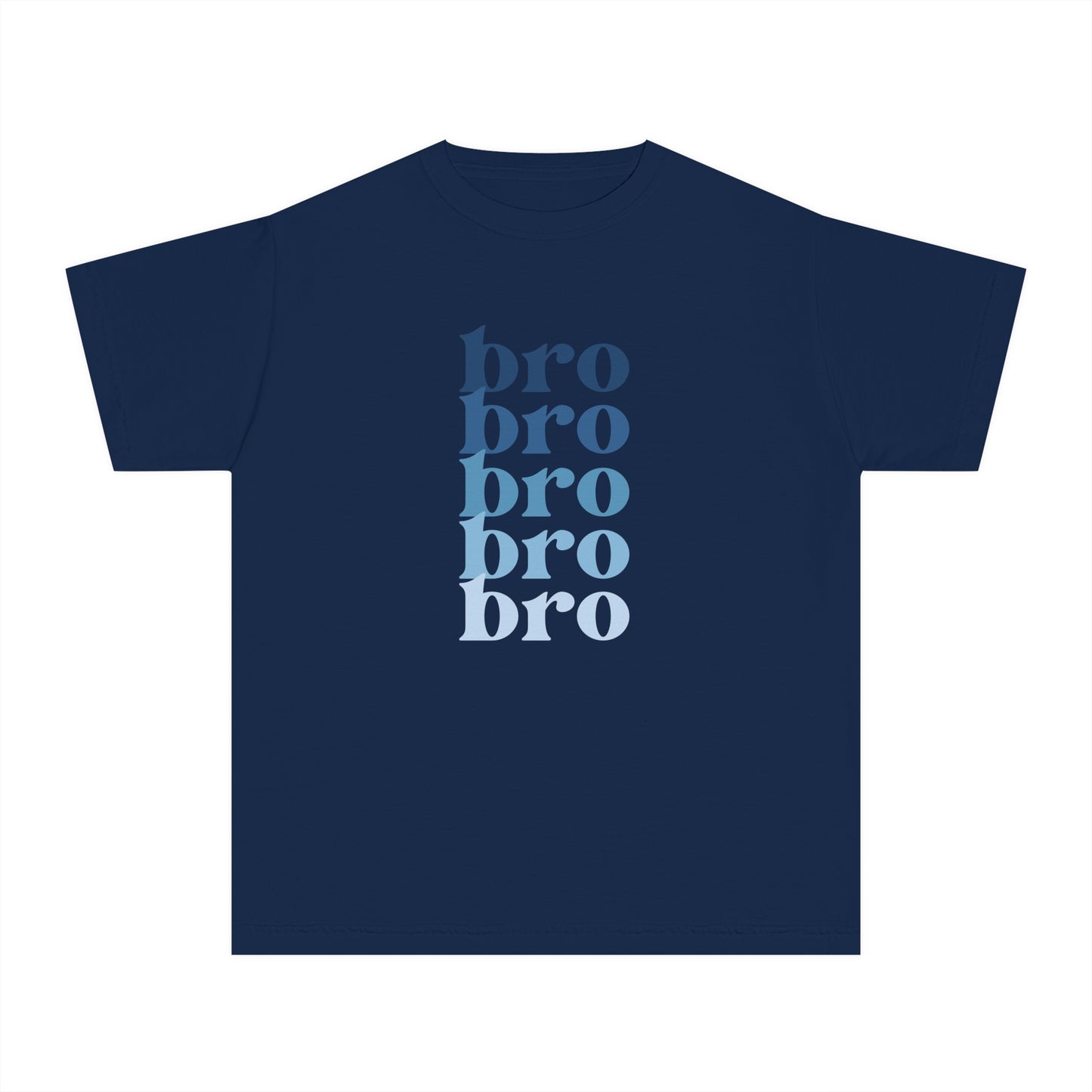 Bro - Blue - (Youth) Comfort Colors Shirt
