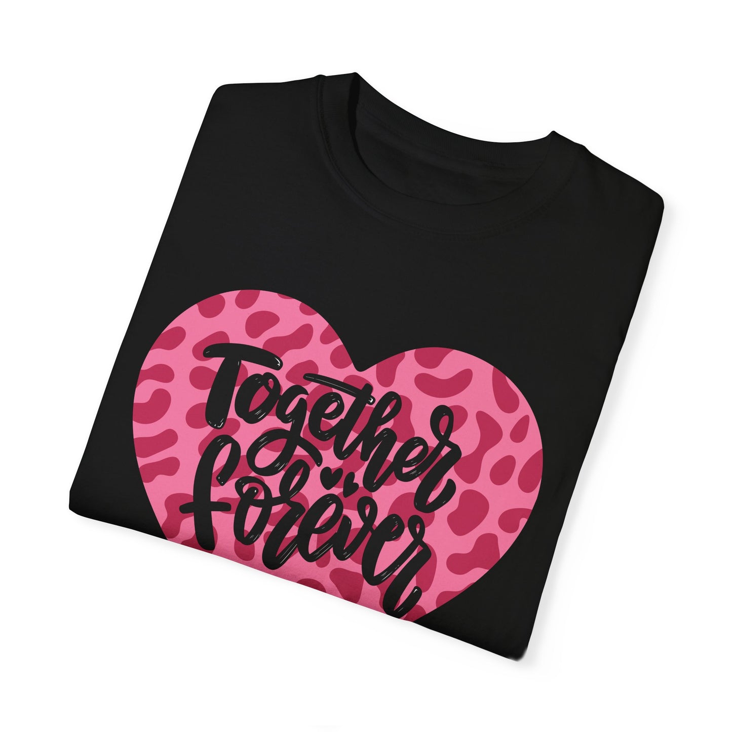Together Forever Cheetah Heart - Comfort Colors Shirt