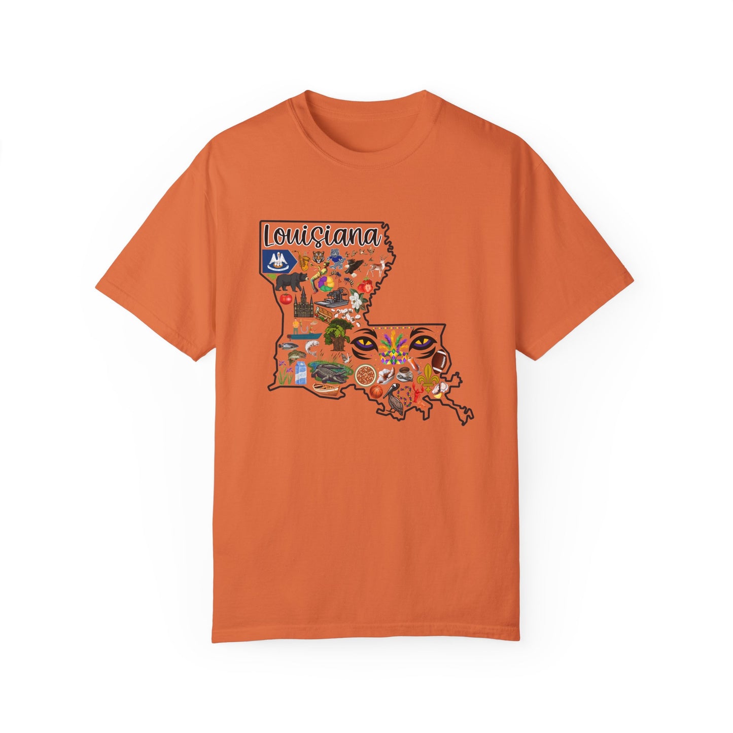 Beautiful State of Louisiana - Comfort Colors Shirt