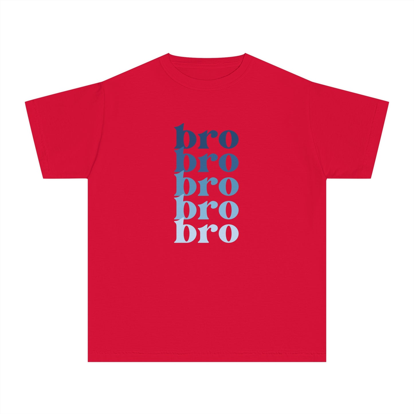 Bro - Blue - (Youth) Comfort Colors Shirt