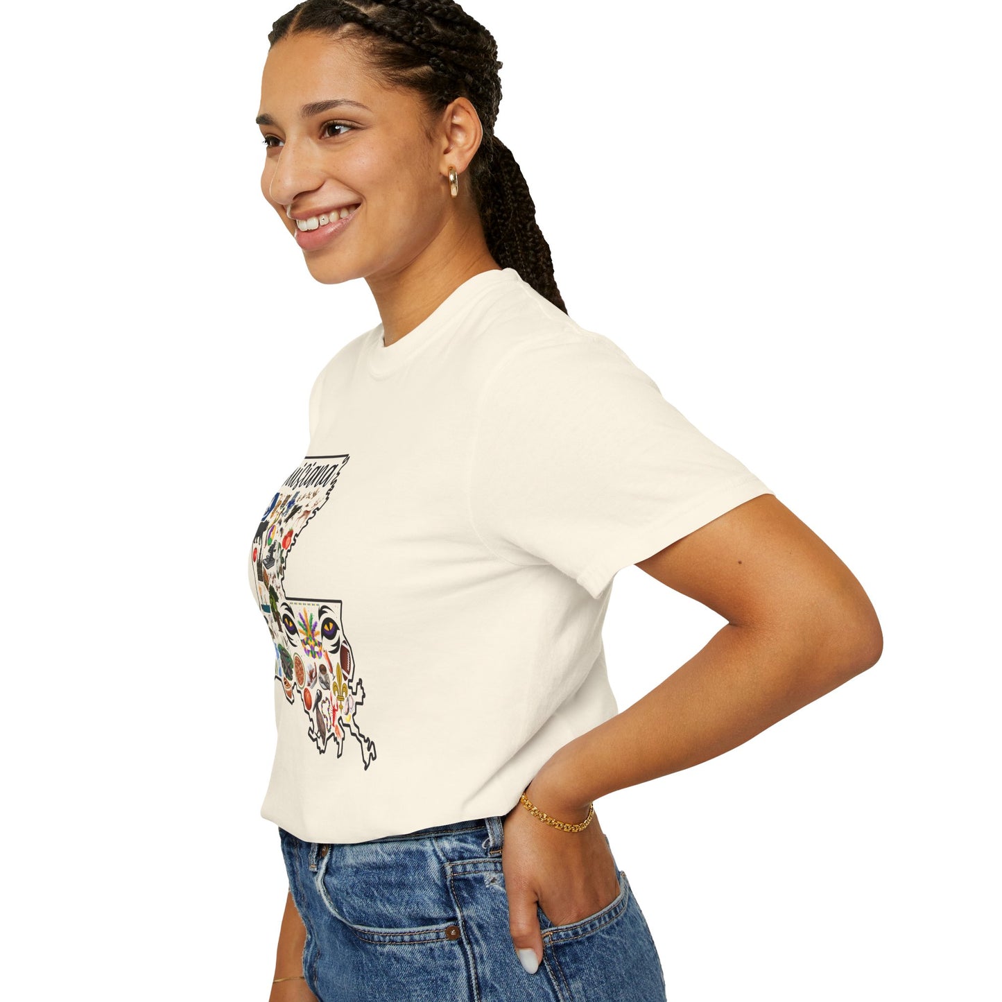 Beautiful State of Louisiana - Comfort Colors Shirt