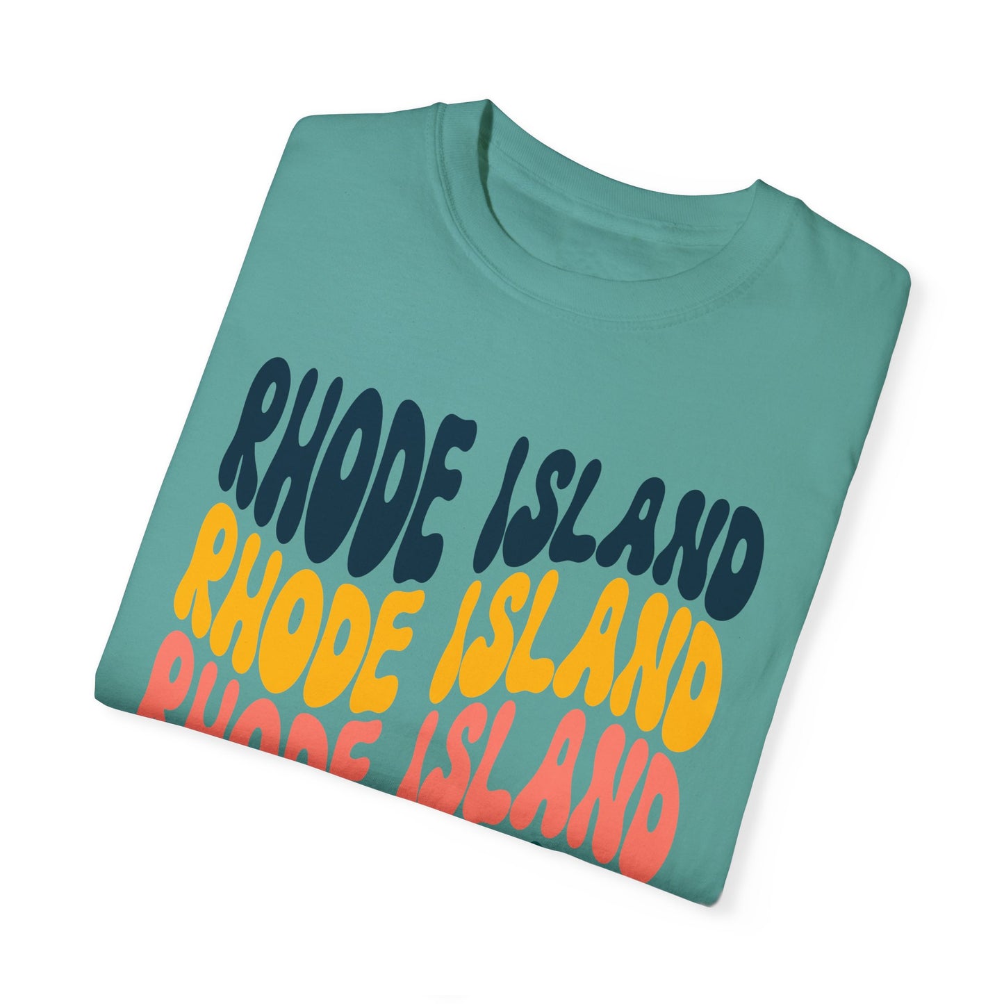 Retro Rhode Island - Comfort Colors Shirt