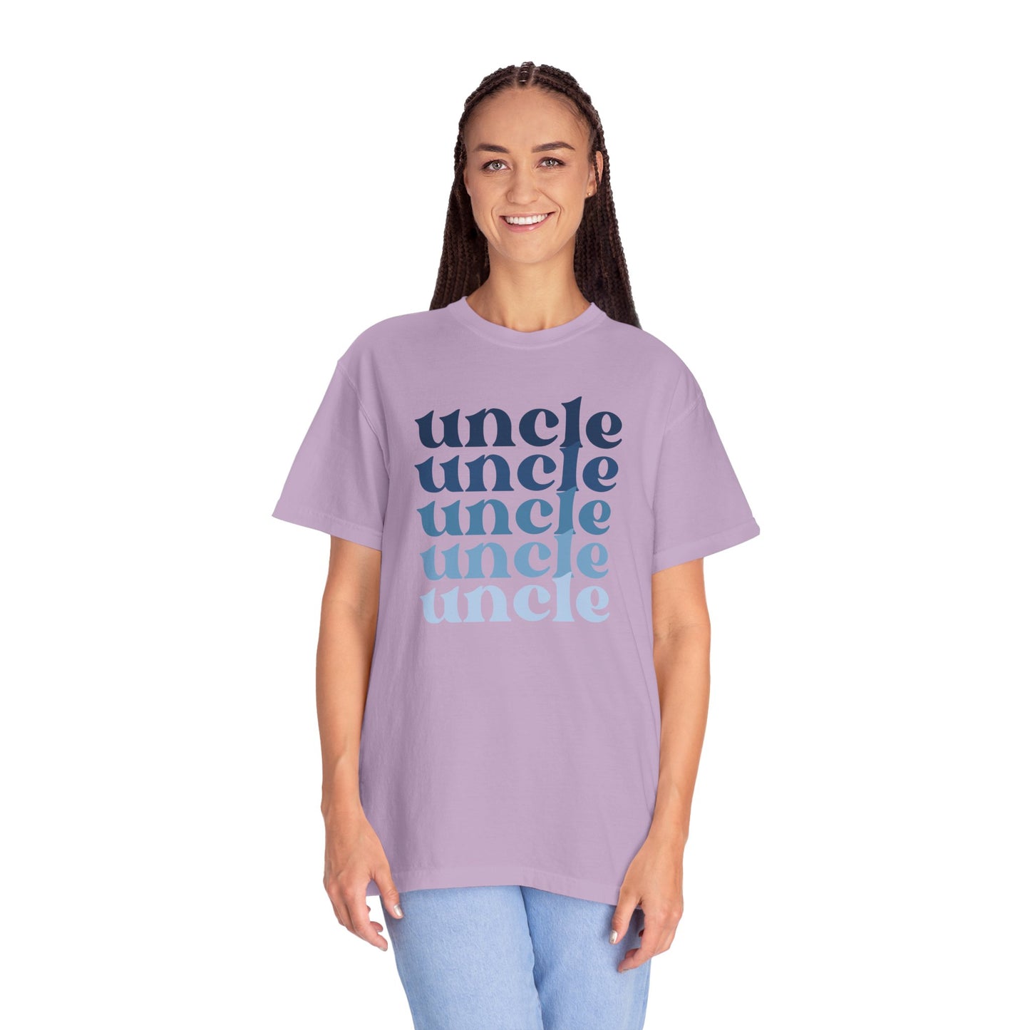 Uncle (Blue) - Comfort Colors Shirt