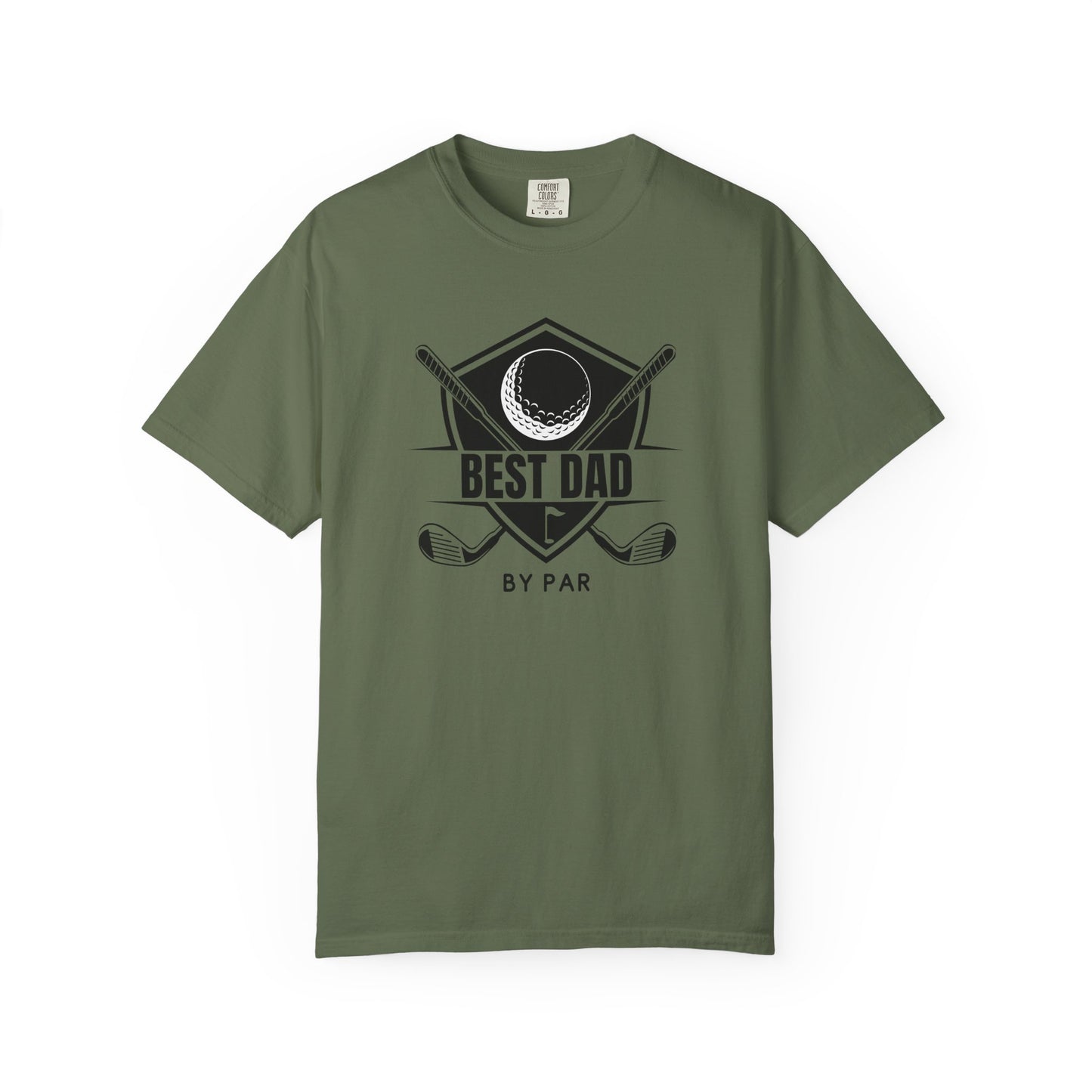 Best Dad By Par - Comfort Colors Shirt