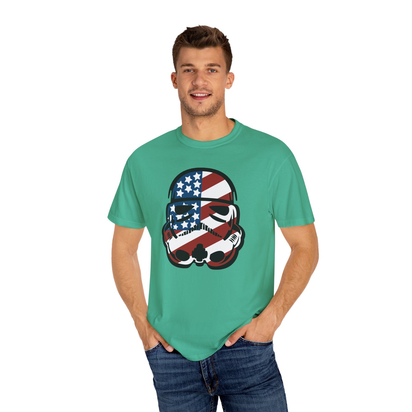 Patriotic Storm Trooper - Comfort Colors Shirt