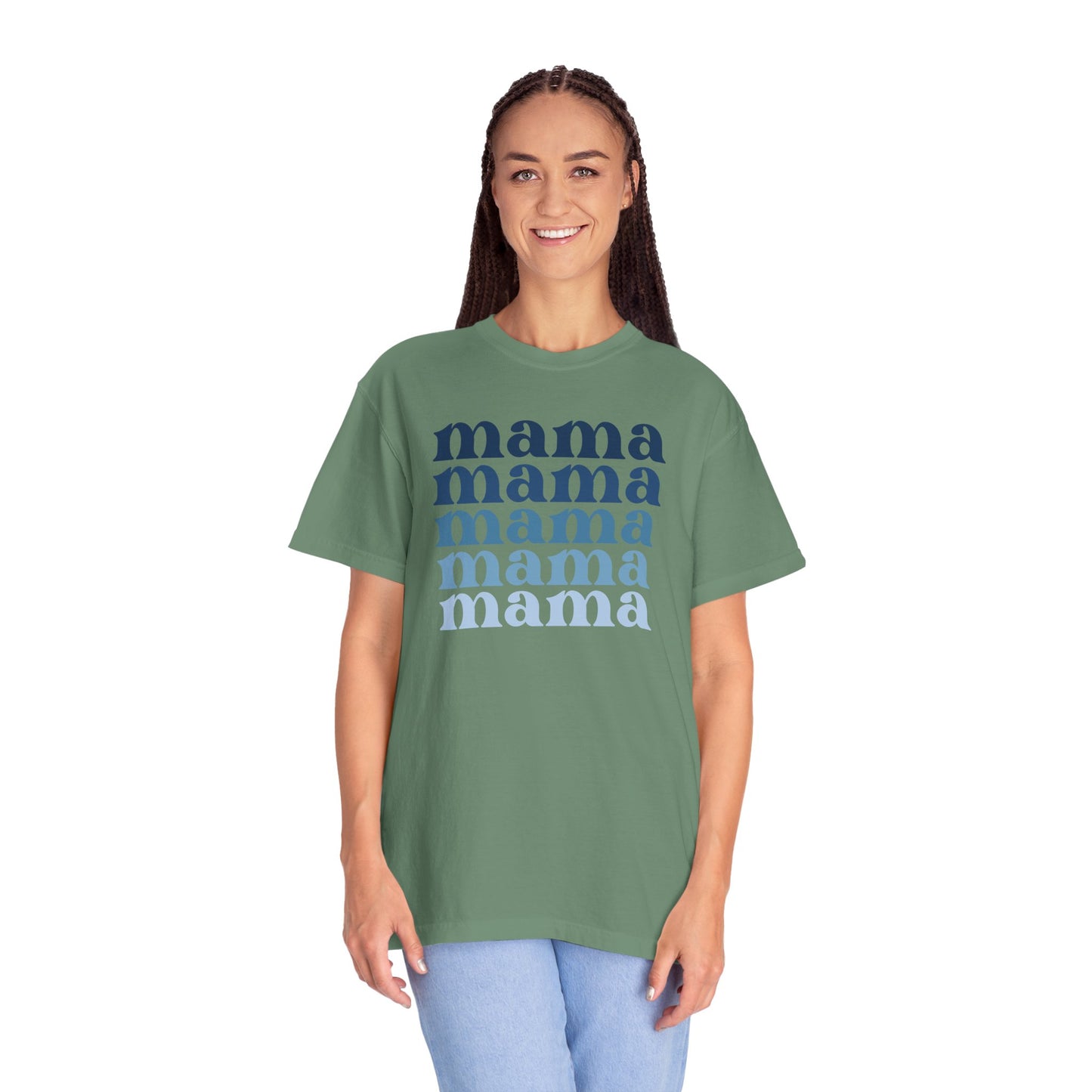 Mama (Blue) - Comfort Colors Shirt