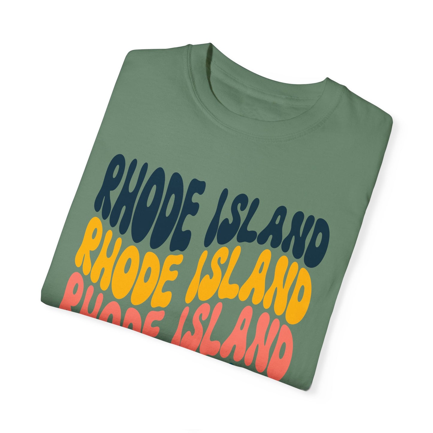 Retro Rhode Island - Comfort Colors Shirt