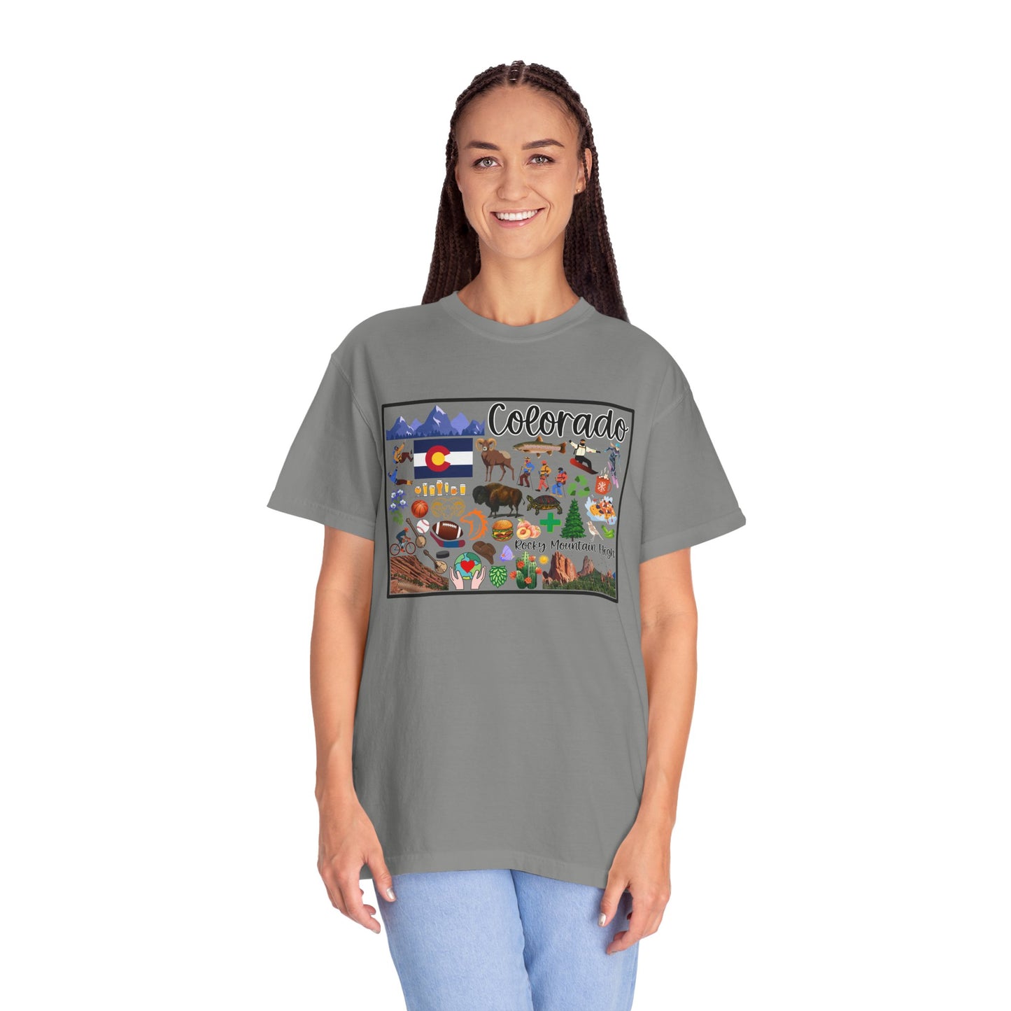 Beautiful State of Colorado - Comfort Colors Shirt
