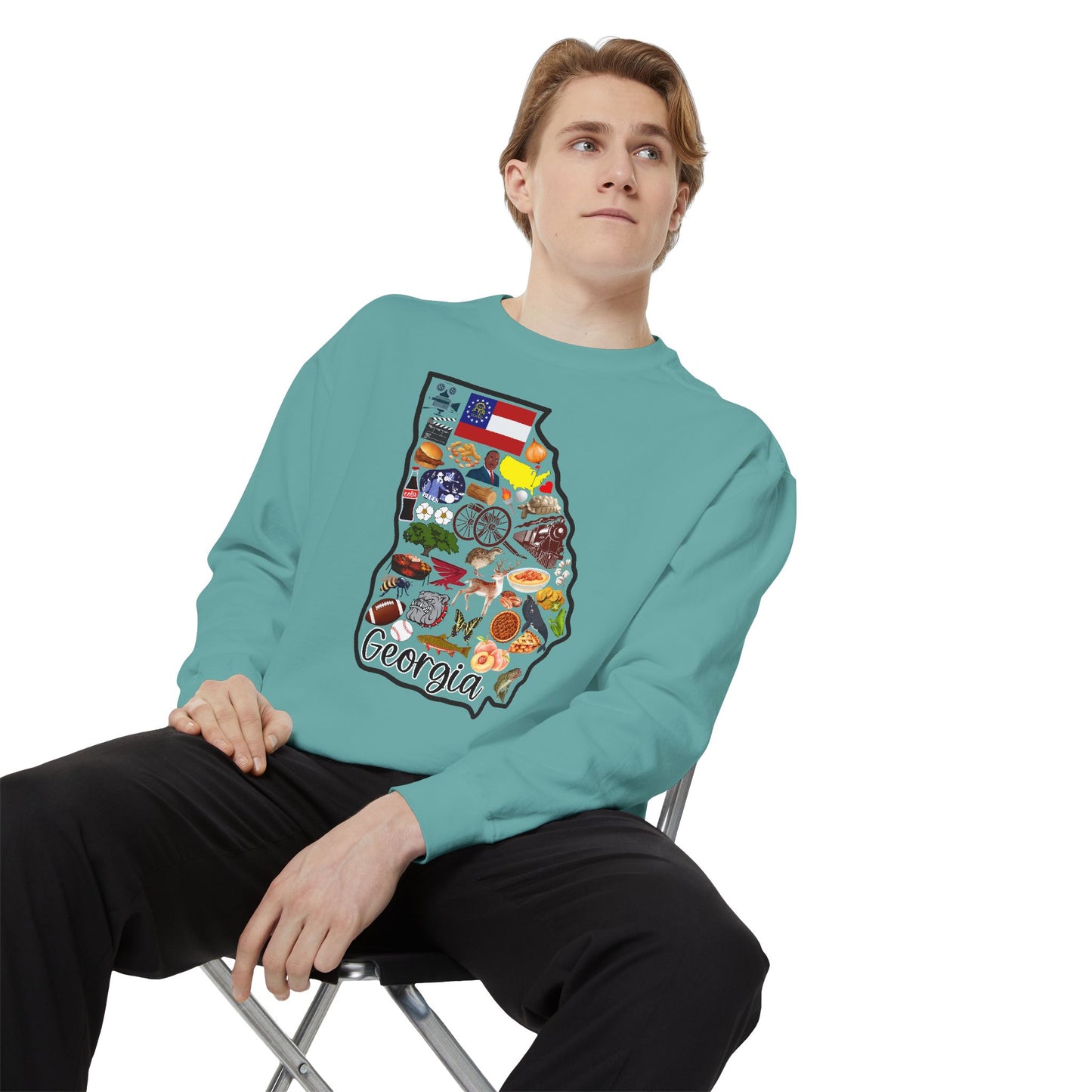 Beautiful State of Georgia - Comfort Colors Sweatshirt