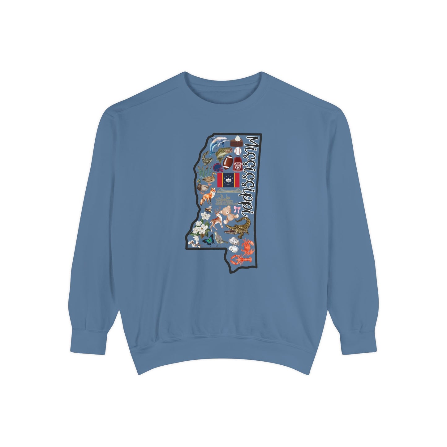 Beautiful State of Mississippi - Comfort Colors Sweatshirt