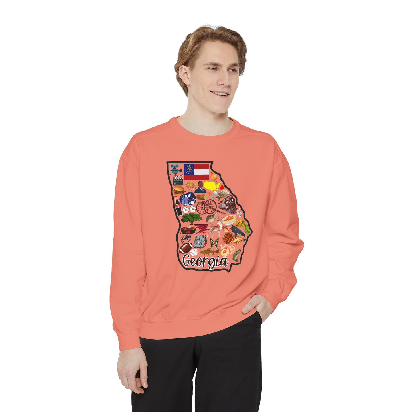 Beautiful State of Georgia - Comfort Colors Sweatshirt