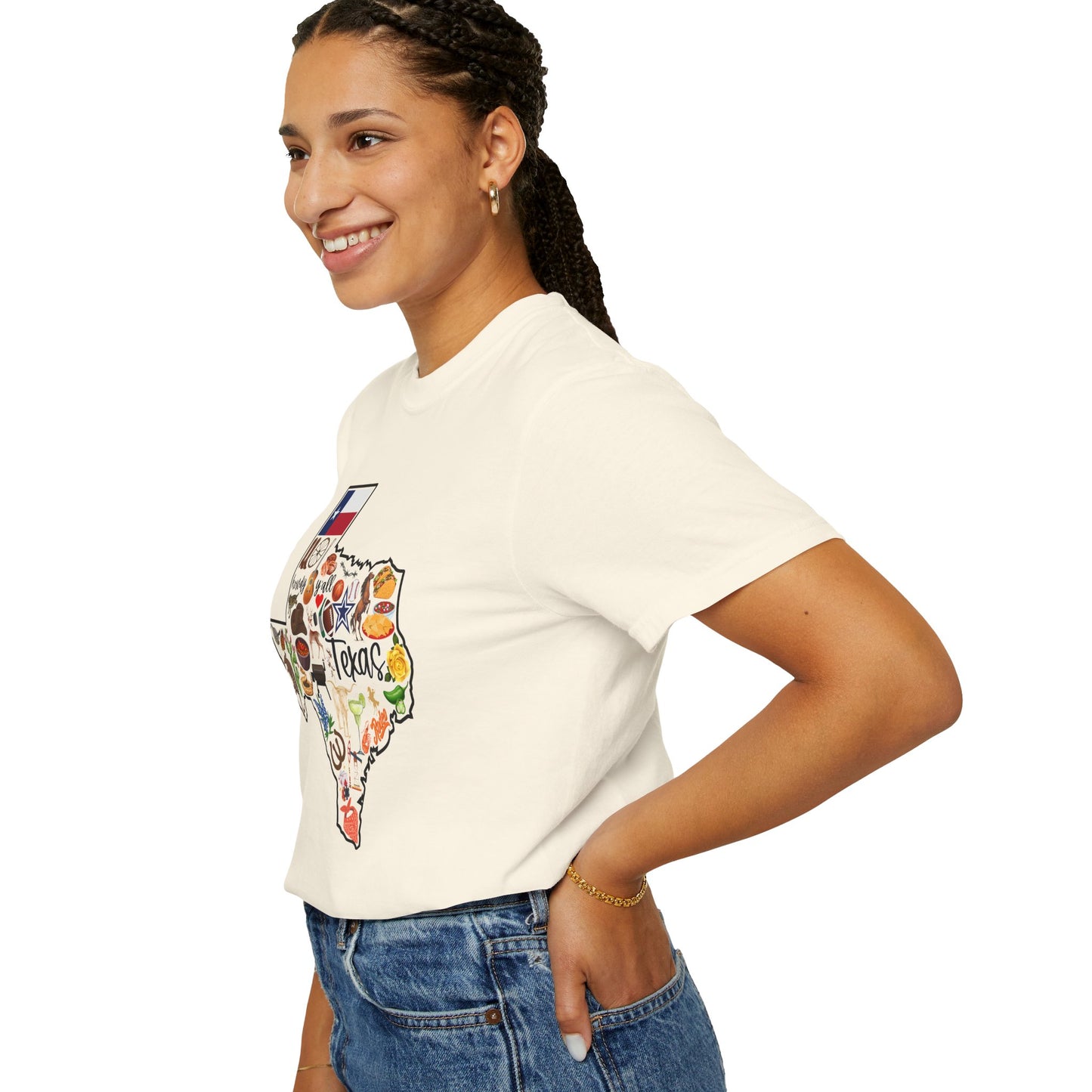 Beautiful State of Texas - Comfort Colors Shirt