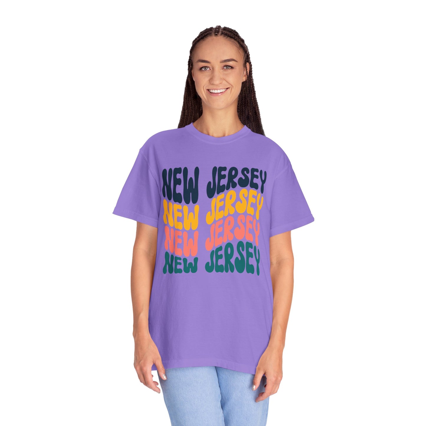 Retro New Jersey - Comfort Colors Shirt