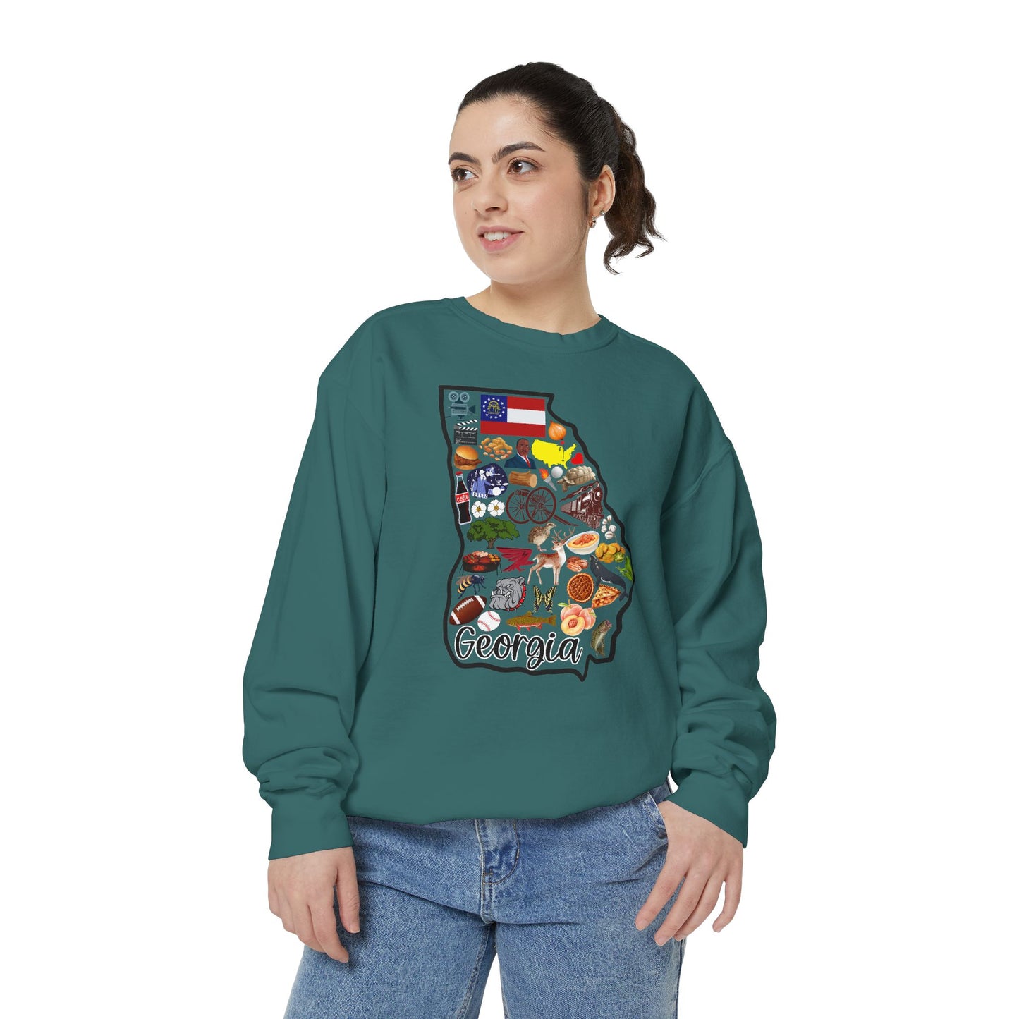 Beautiful State of Georgia - Comfort Colors Sweatshirt