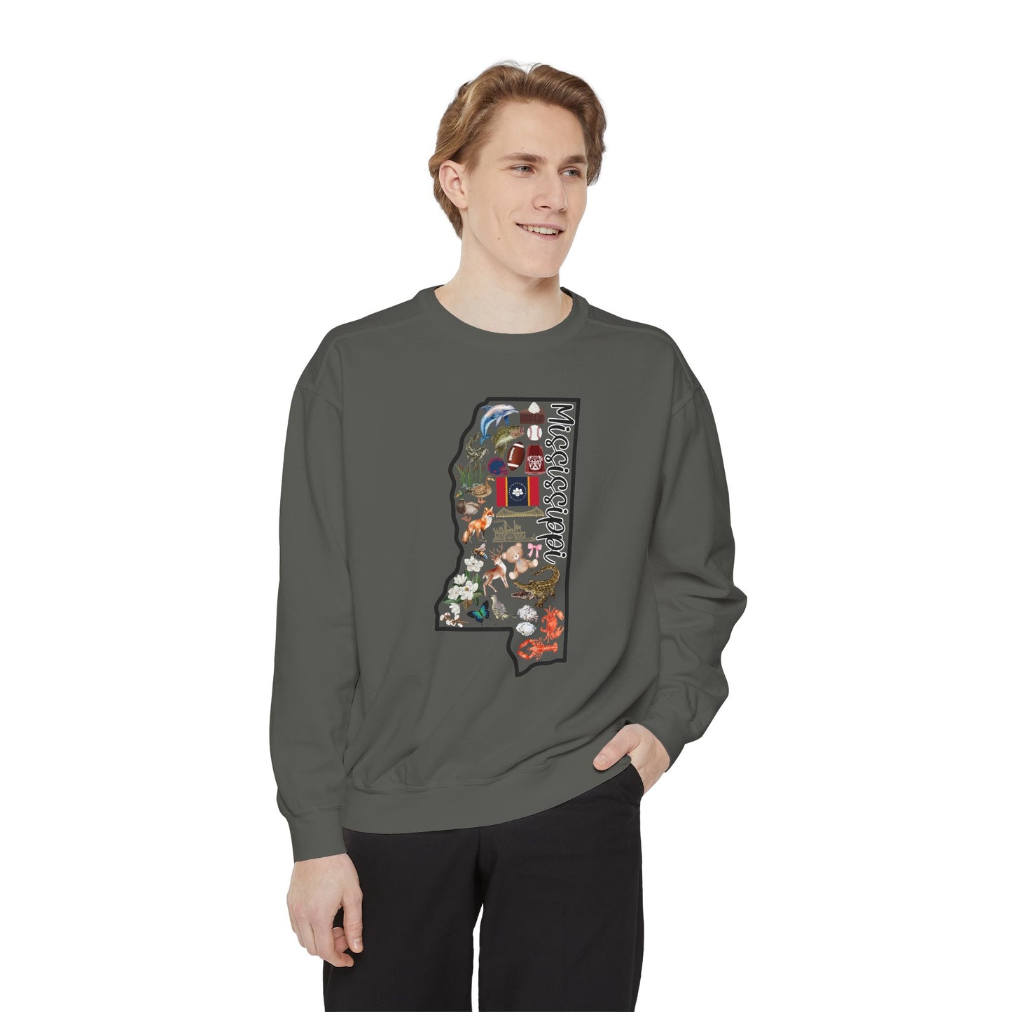 Beautiful State of Mississippi - Comfort Colors Sweatshirt