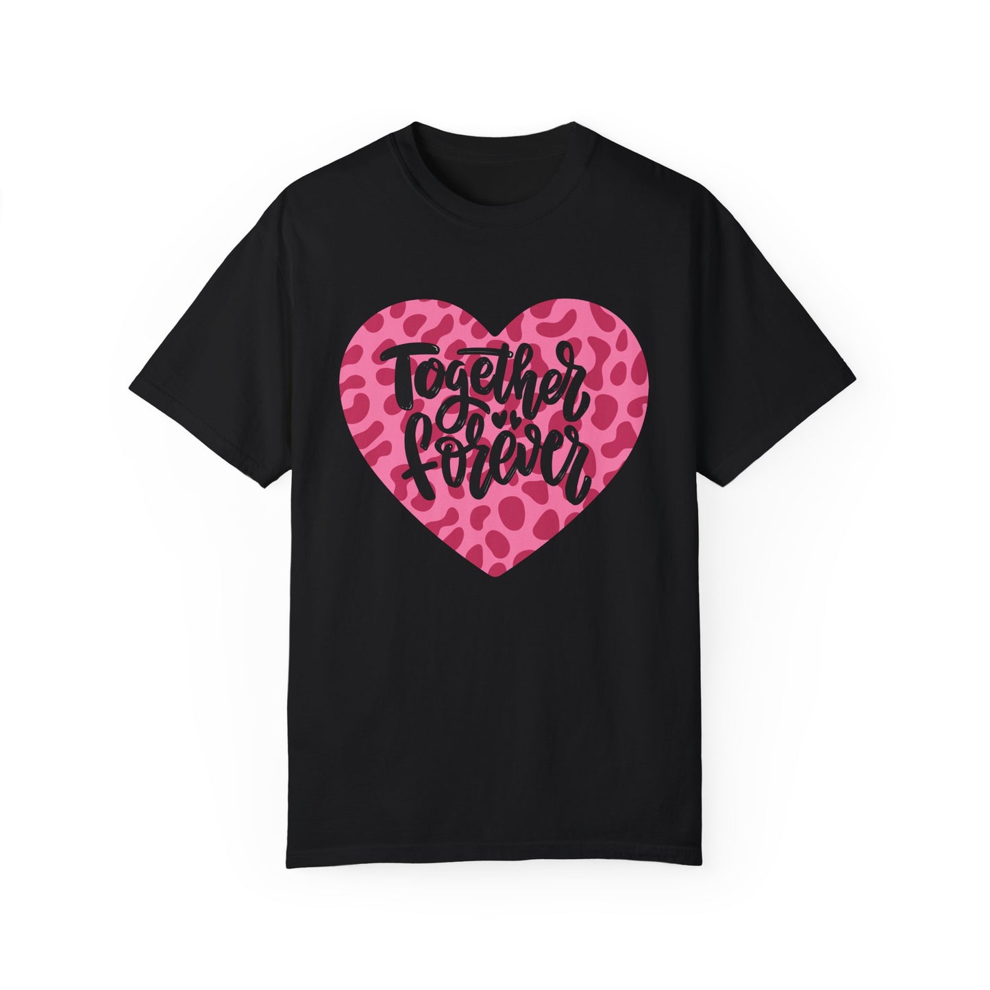 Together Forever Cheetah Heart - Comfort Colors Shirt