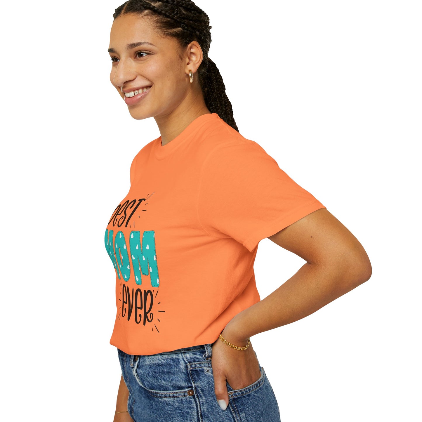 Best Mom Ever (Blue) - Comfort Colors Shirt