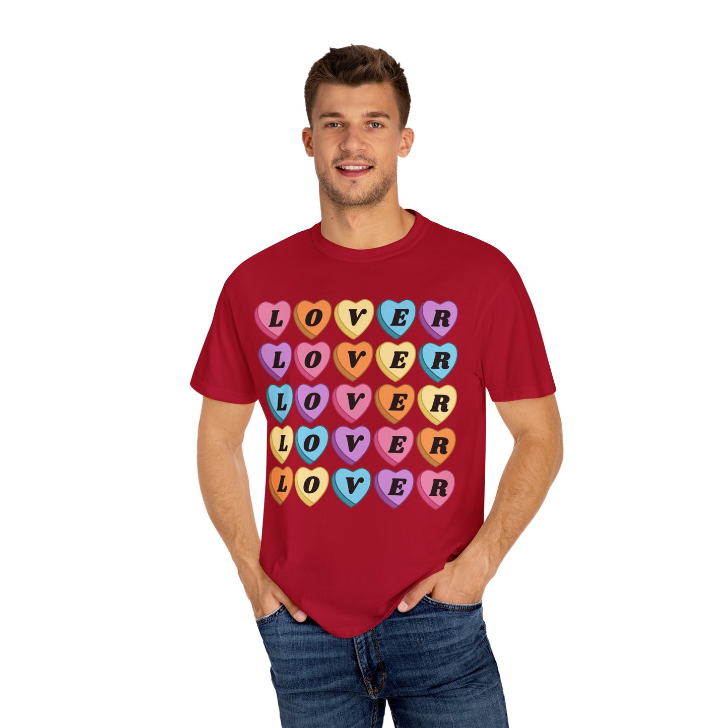 Lover Candy Heart - Comfort Colors Shirt